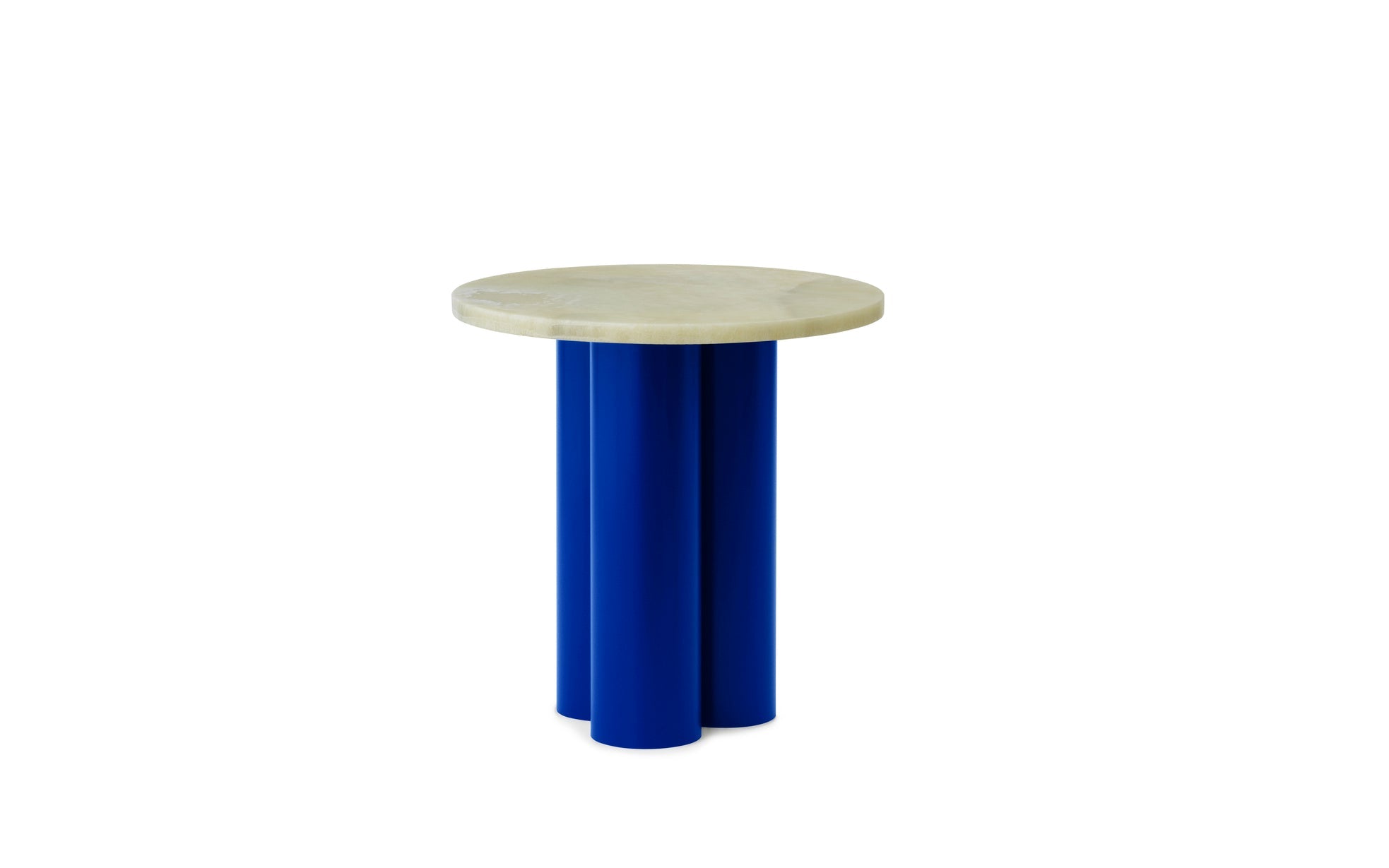 Seitentisch dit blaue Basis
