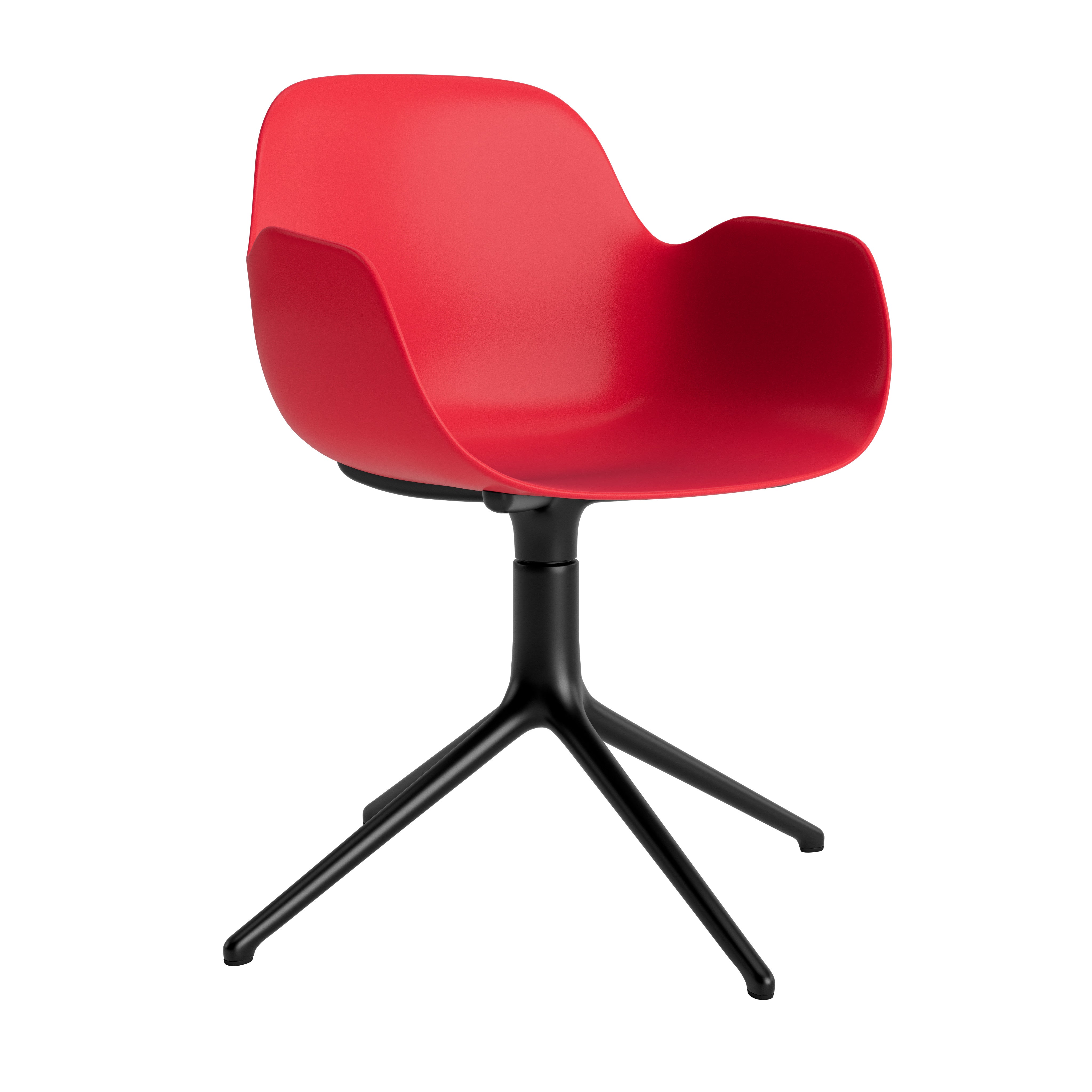 Office chair with 4L Form armrests with a black base