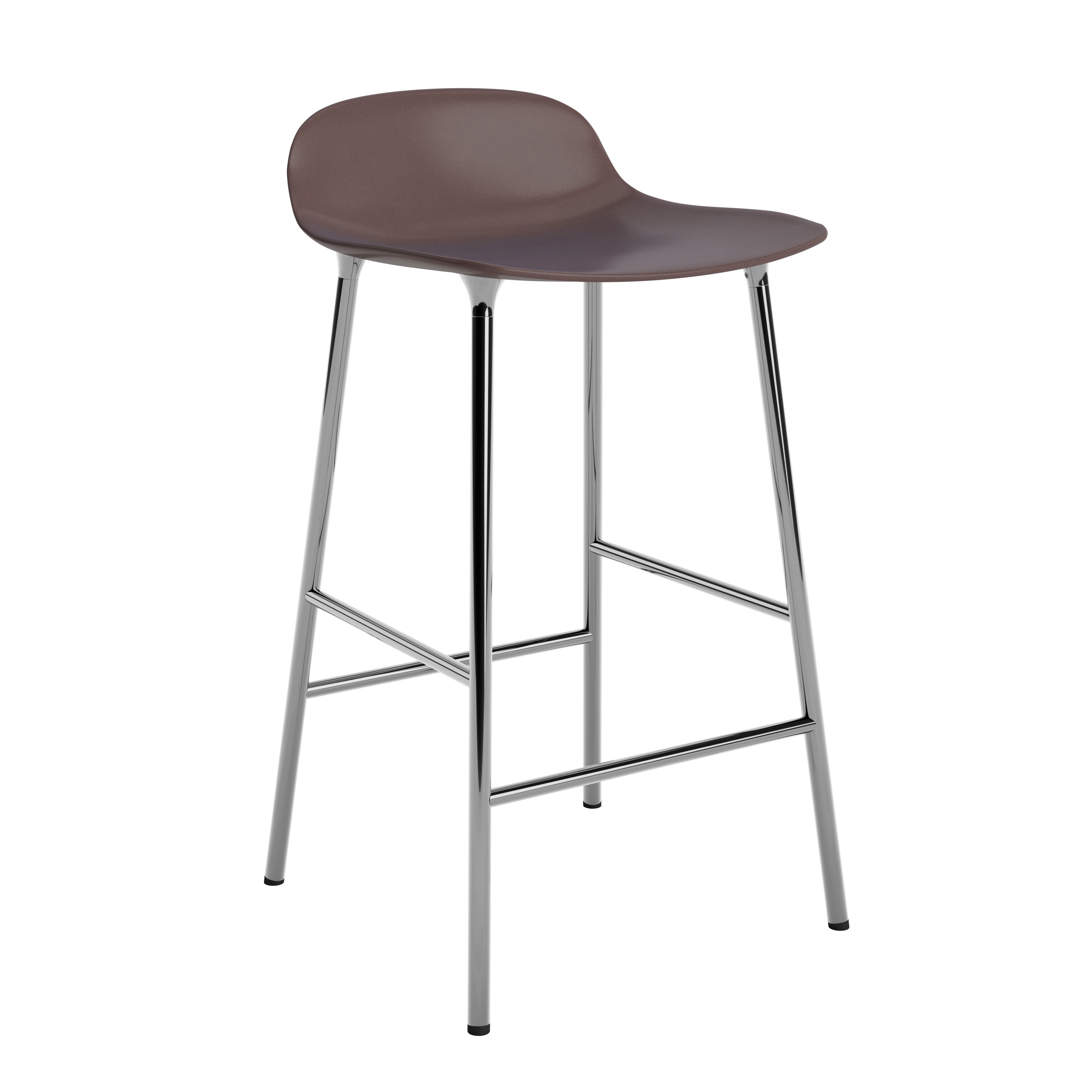 Brown Form Hoker Free mit einer verchromten Basis