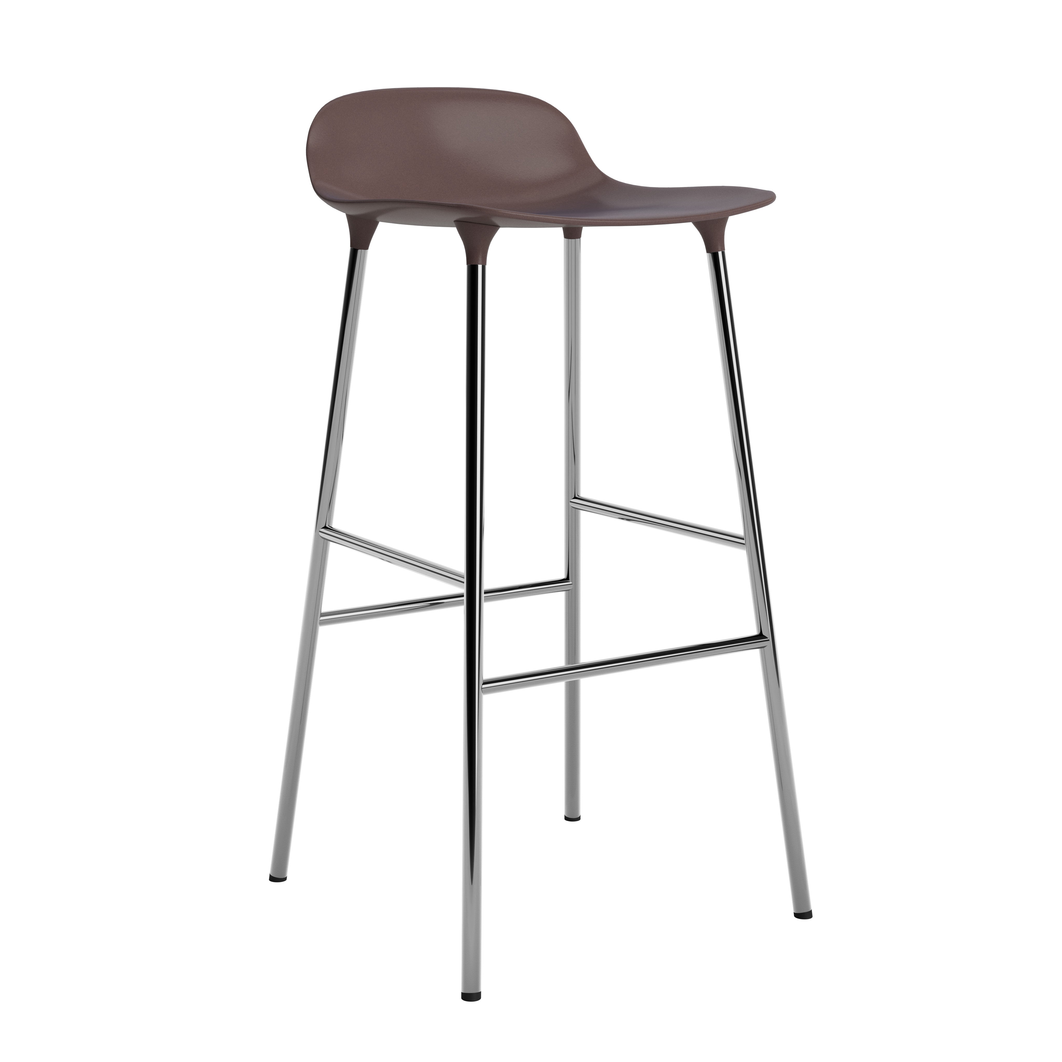 Brown Form Hoker Free mit einer verchromten Basis
