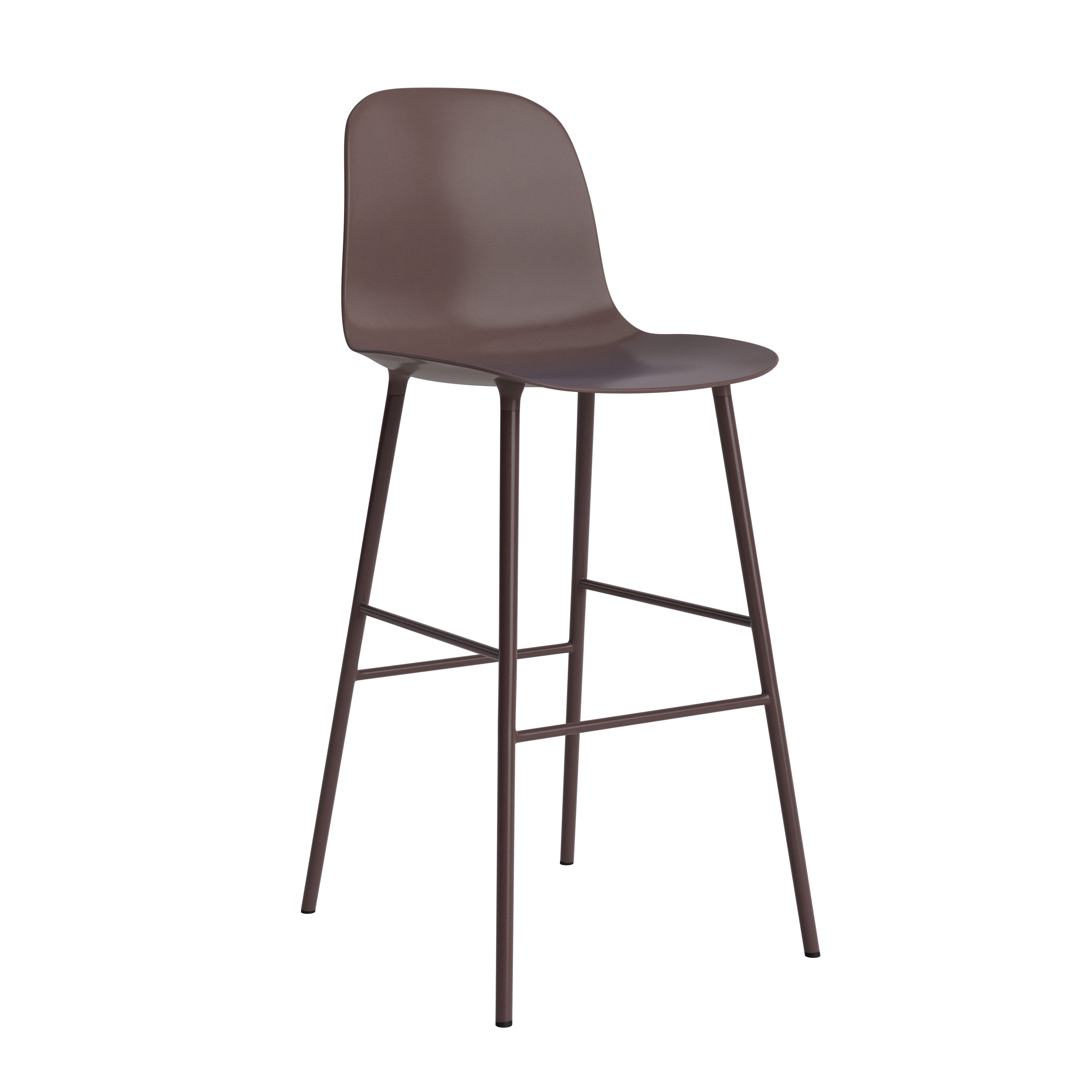 Barstuhl braune Formen