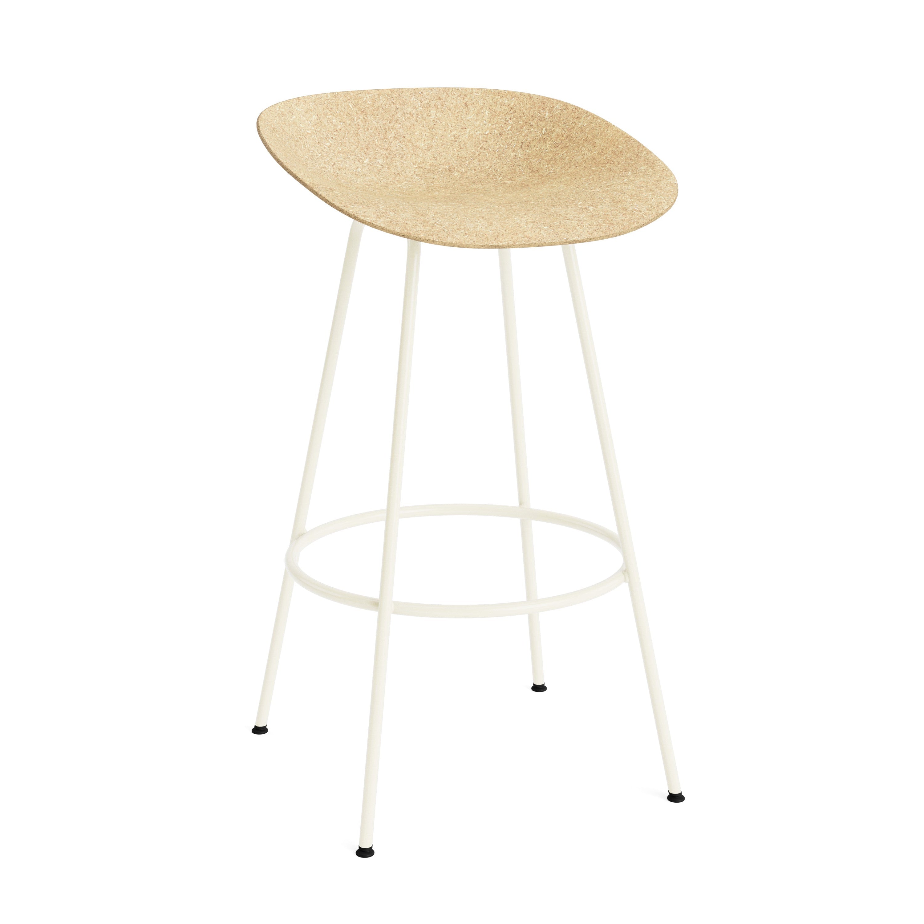 Bar Stuhl Mat Beige mit einer Cremebasis