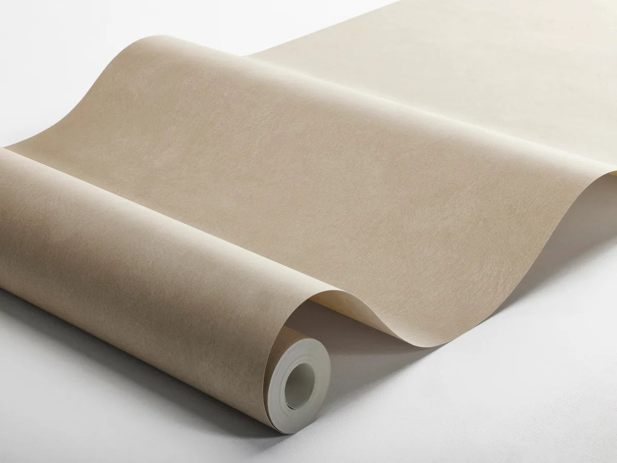 Tapete, die Leinwand imitiert SHADES - AMBER warmes Beige