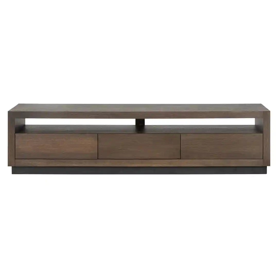 OAKURA TV Cabinet brown oak veneer