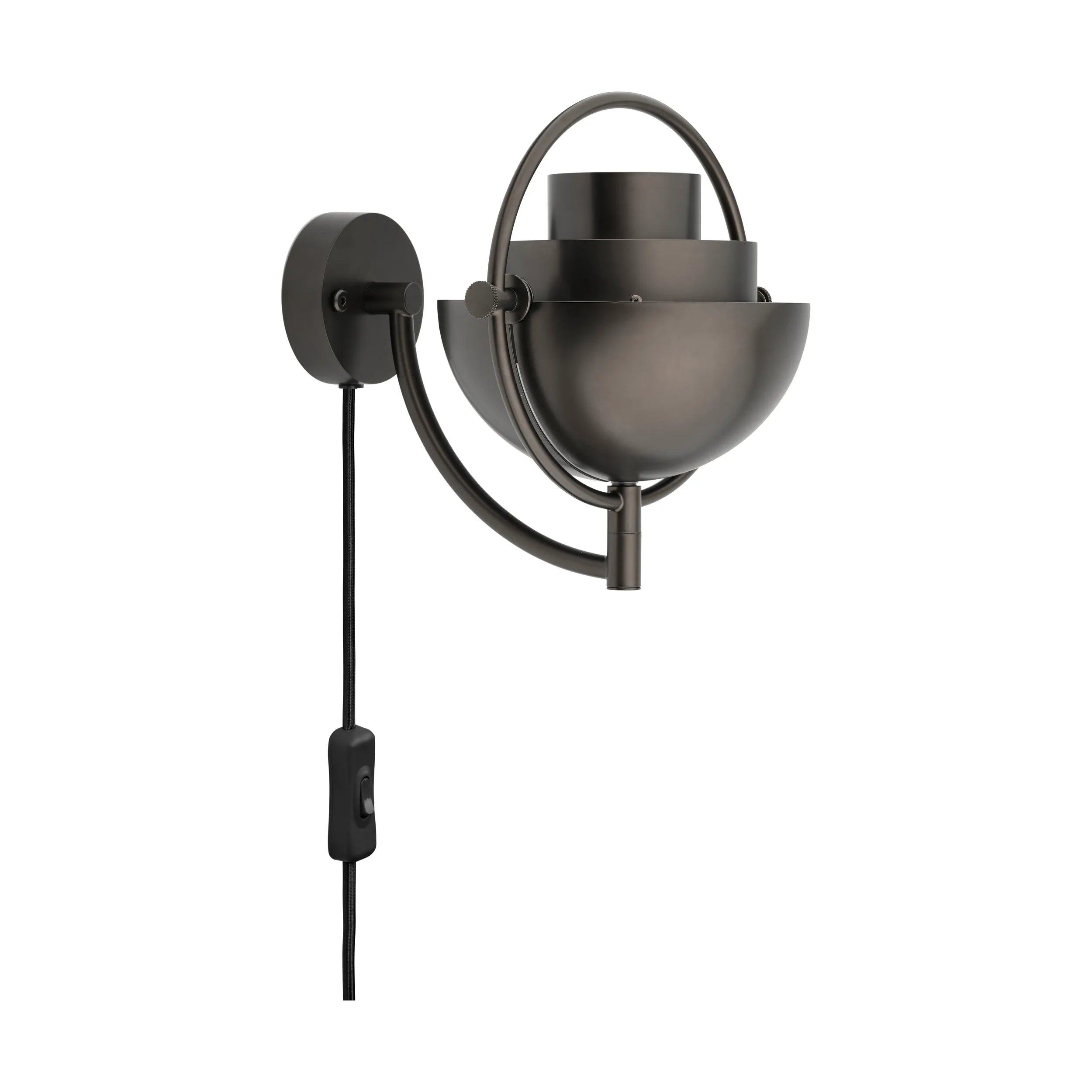 Wandleuchte MULTI-LITE schwarz glänzend