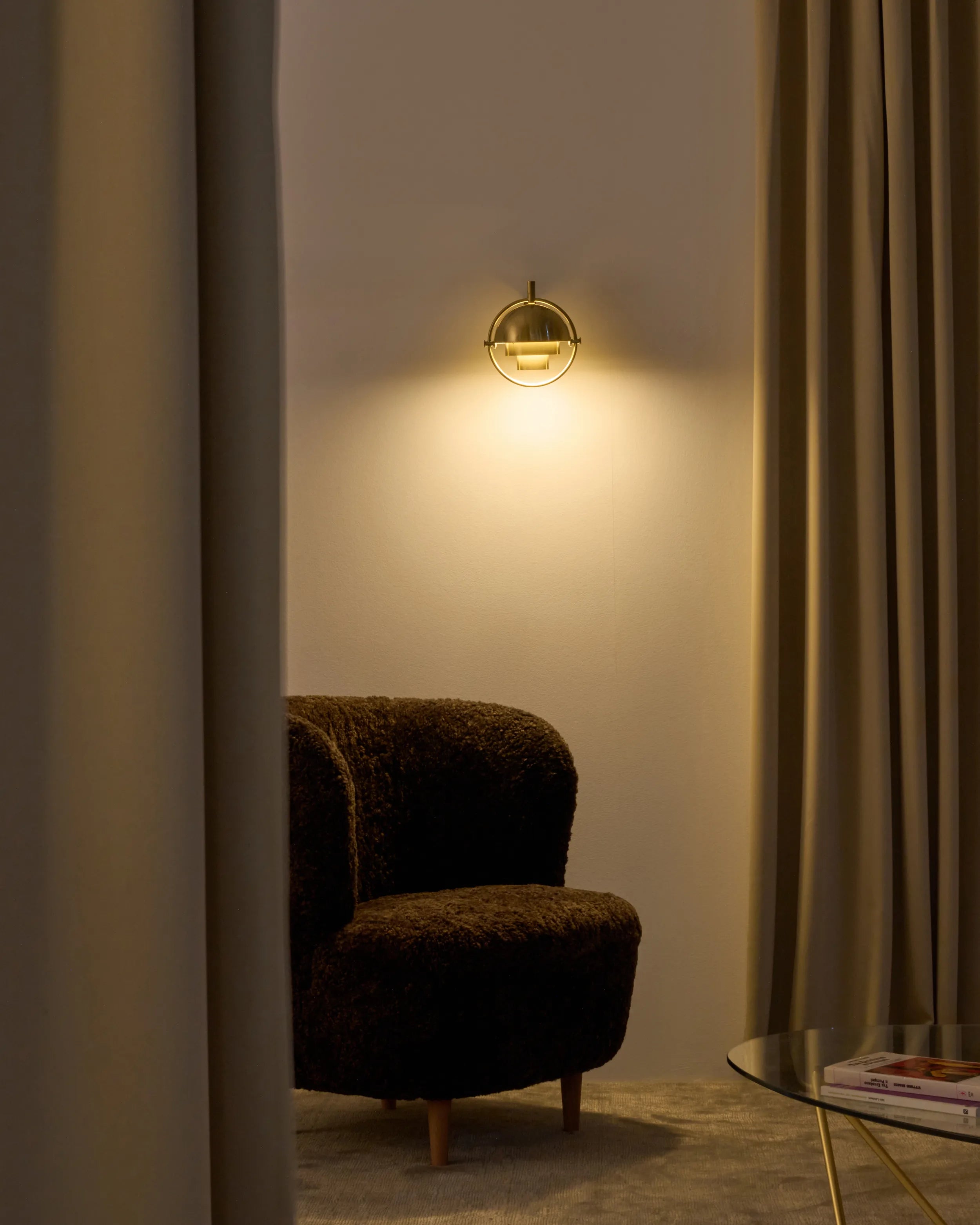 MULTI-LITE chrome wall lamp