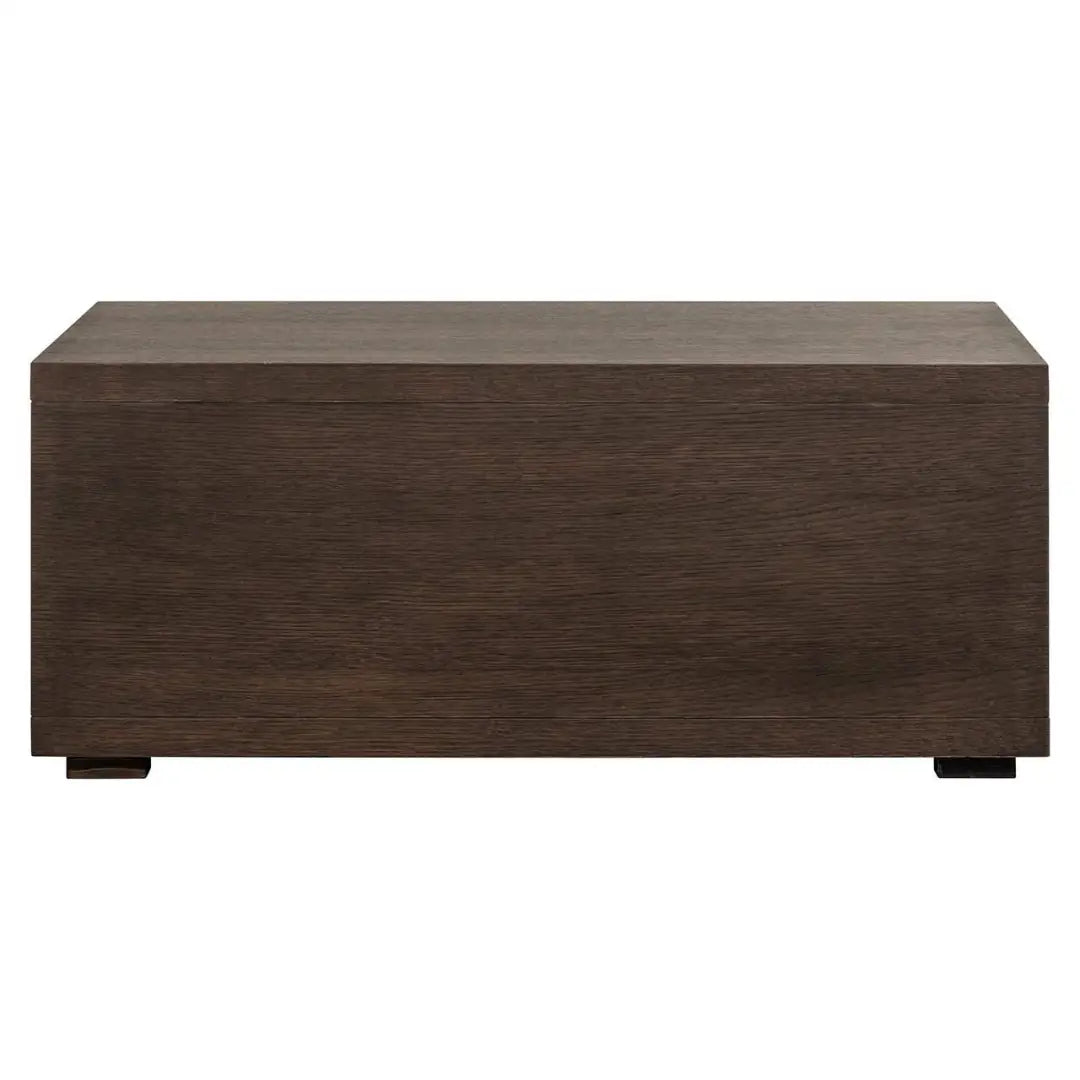OAKURA Sofa Table Brown Oak Veneer