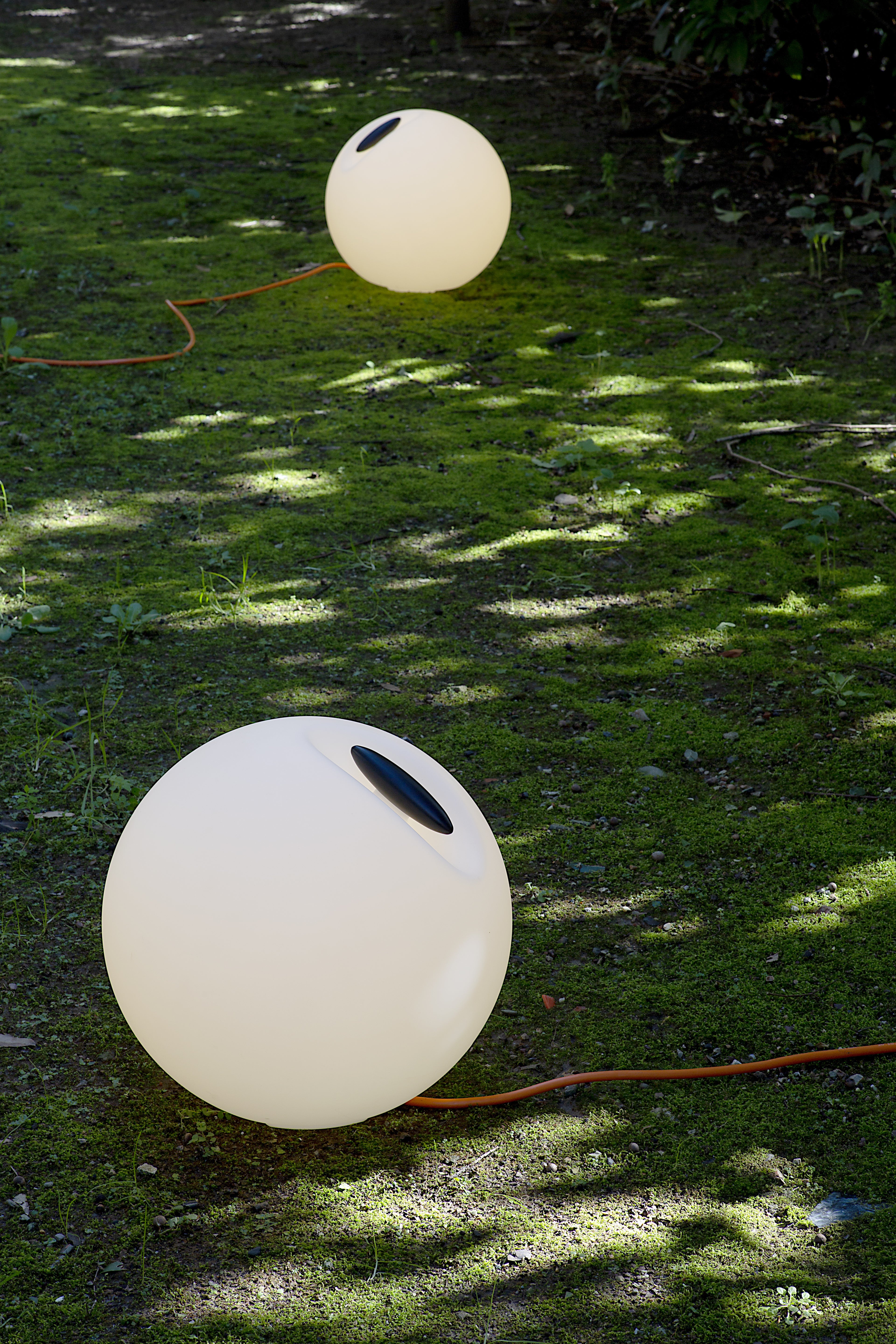 Stehlampe für den Außenbereich BOWL in Weiß