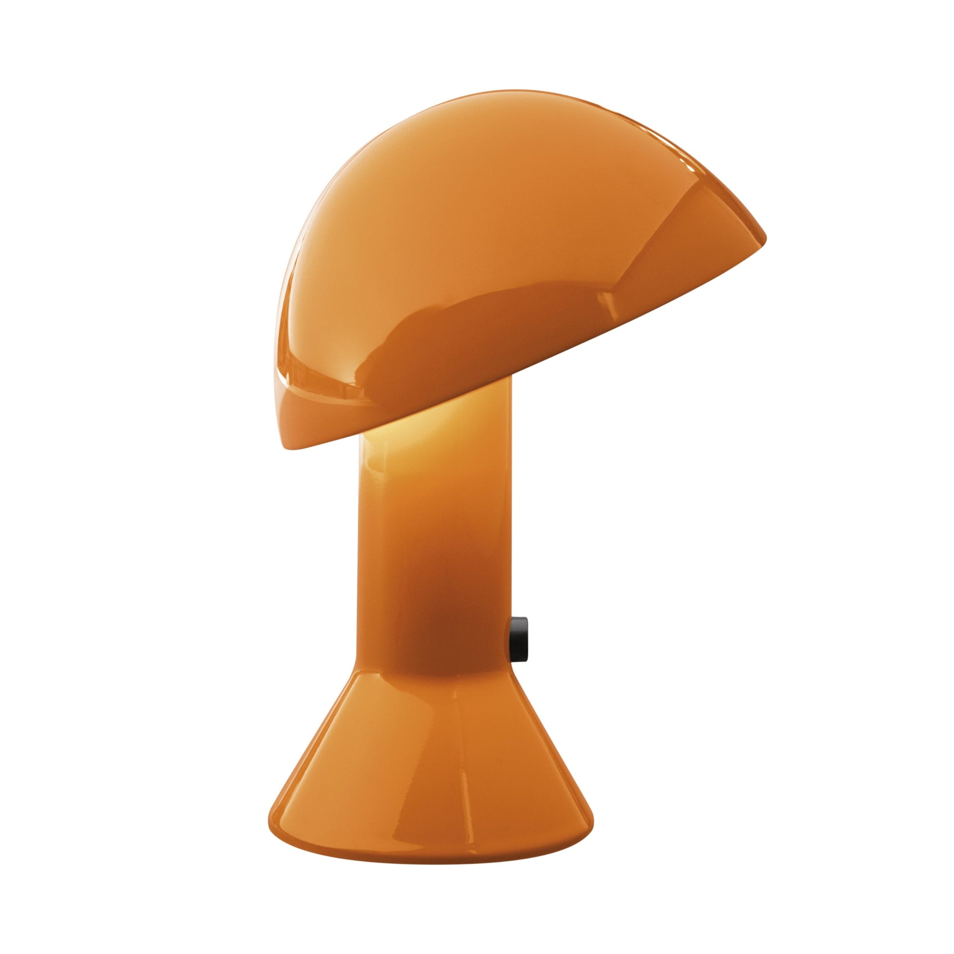 Tischlampe ELMETTO in glänzendem Orange
