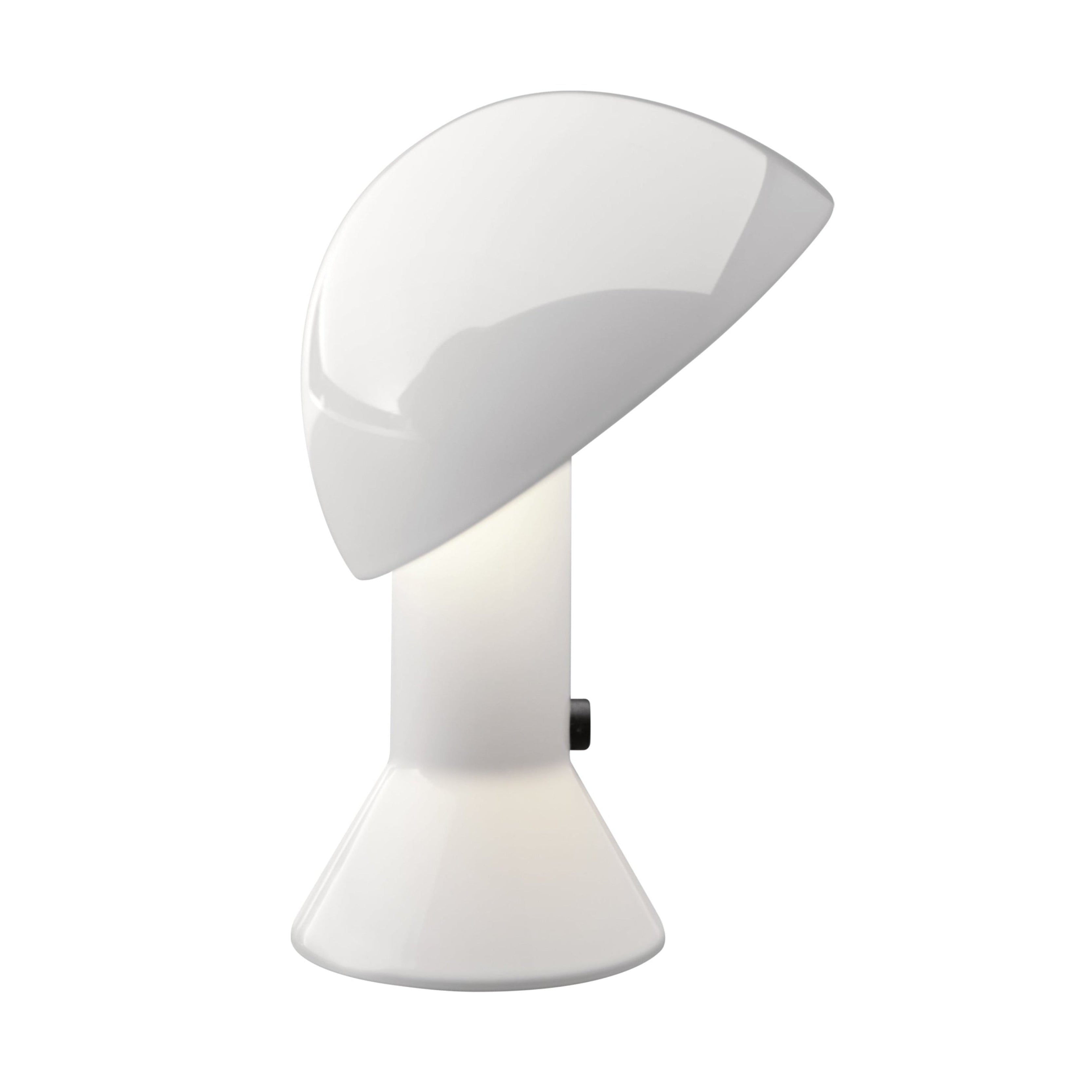 ELMETTO Table Lamp in Glossy White