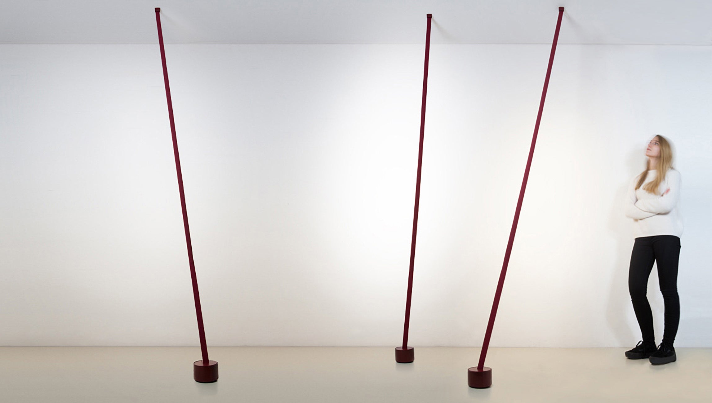 Stehlampe ELASTICA gelb