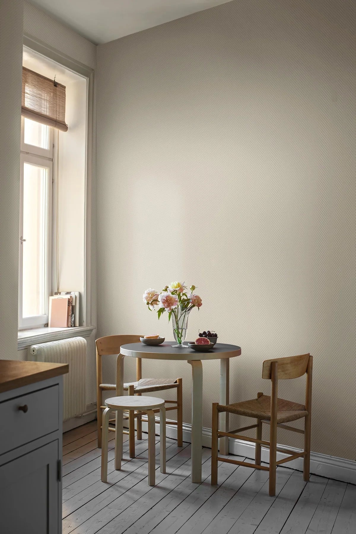 Tapete mit geometrischem Muster SELMA beige