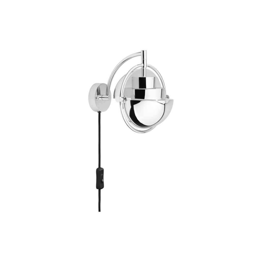 MULTI-LITE chrome wall lamp