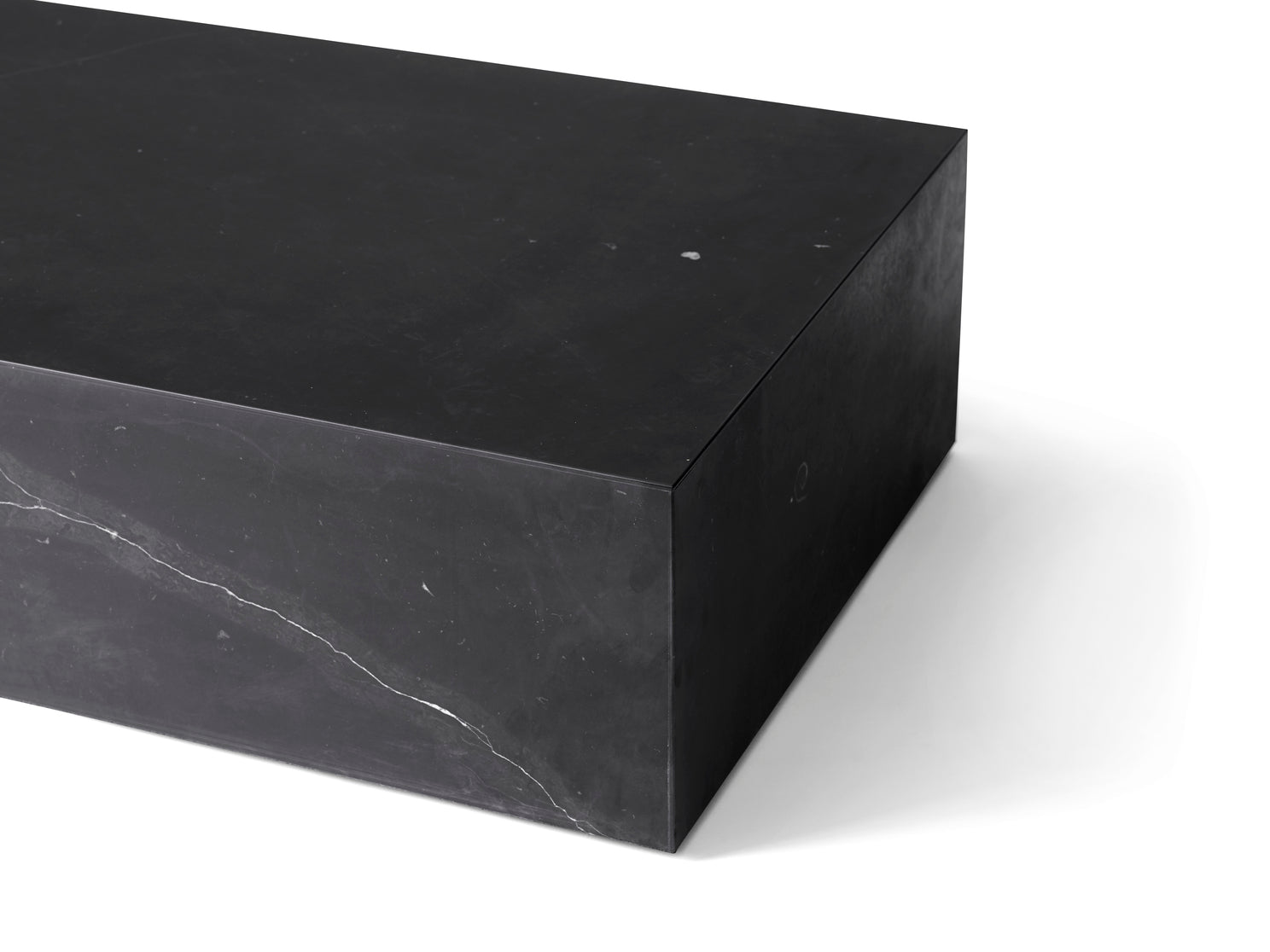 PLINTH coffee table graphite marble