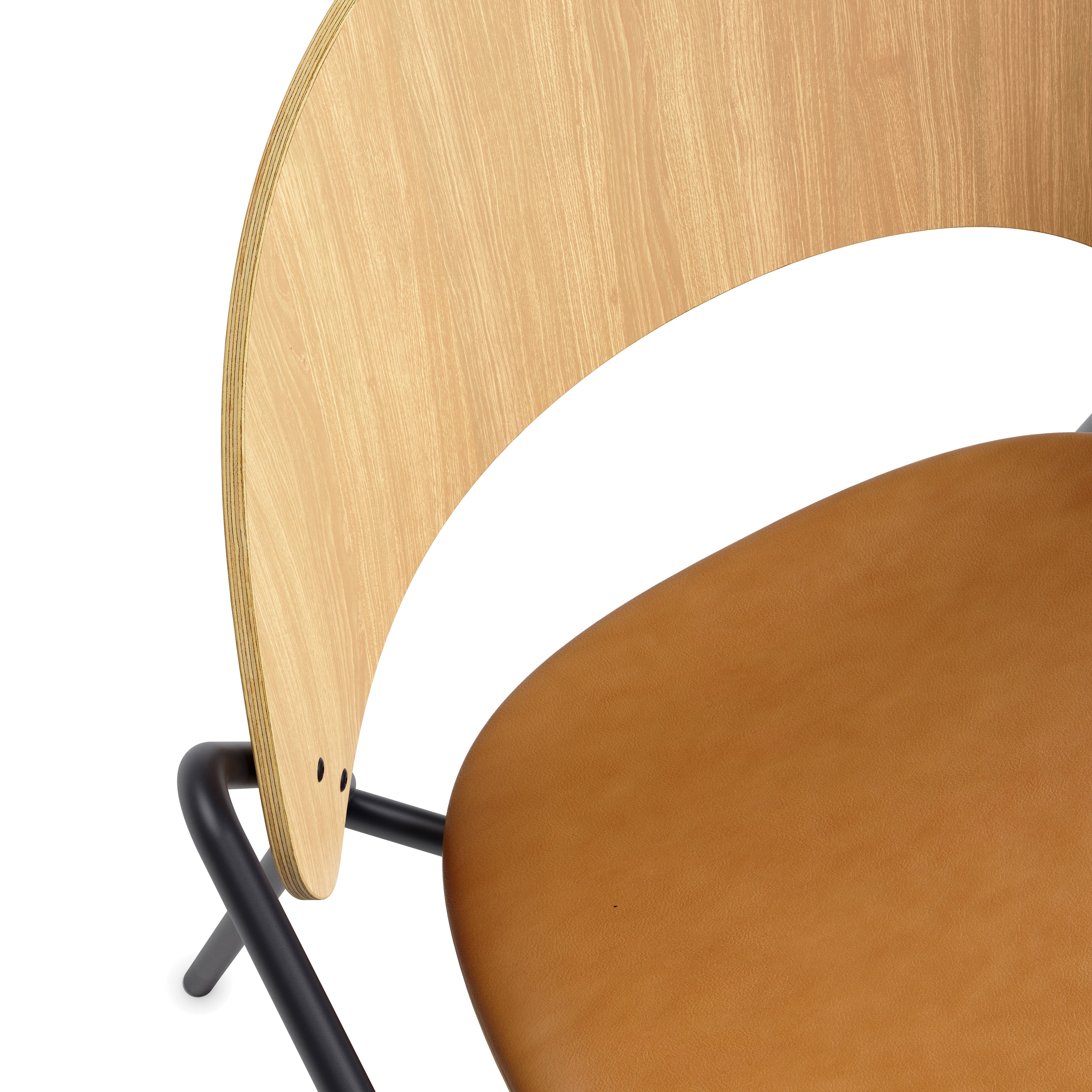 DOSINA Armchair with Oak Veneer
