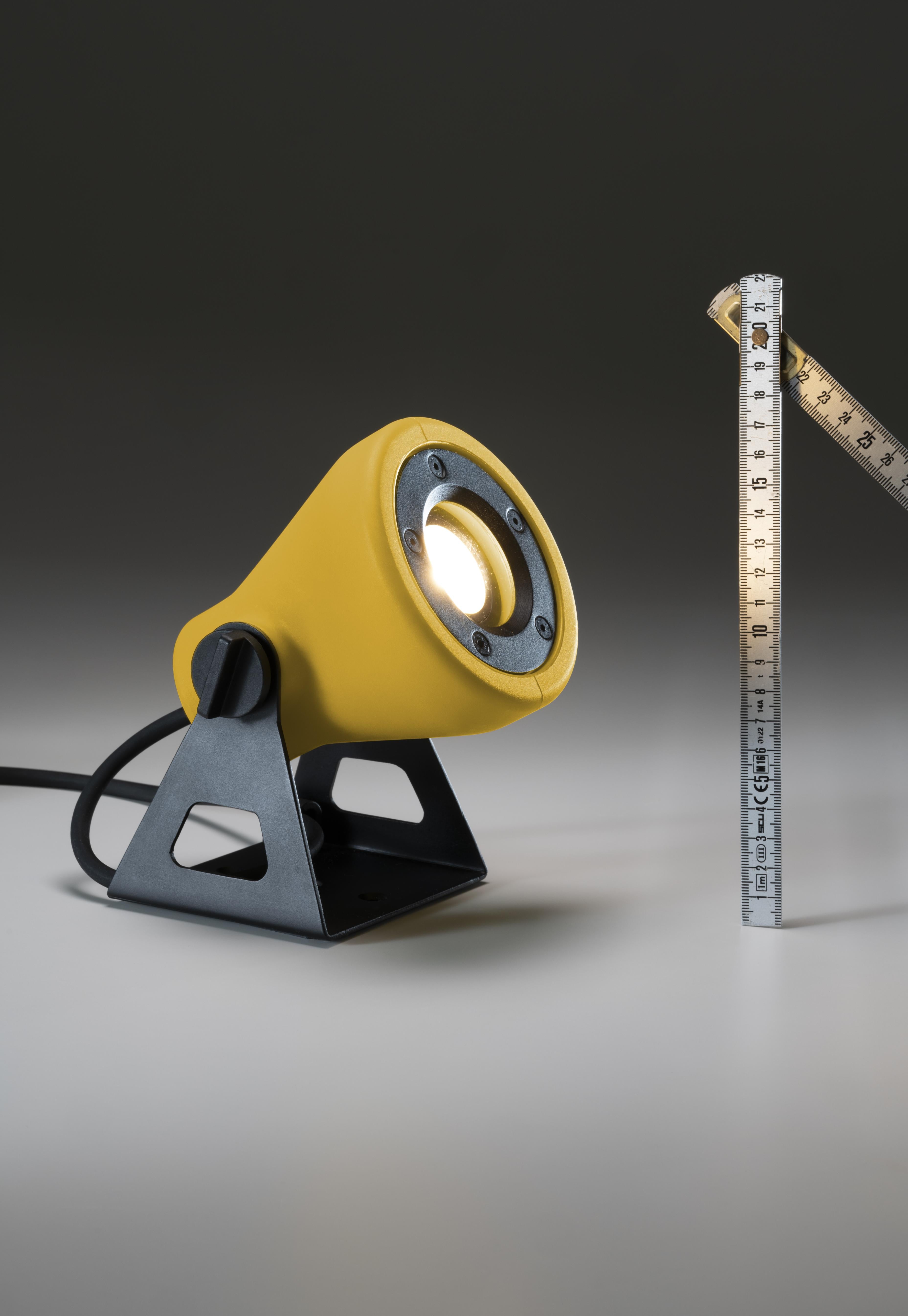 Lampa zewnętrzna podłogowa FROG żółty