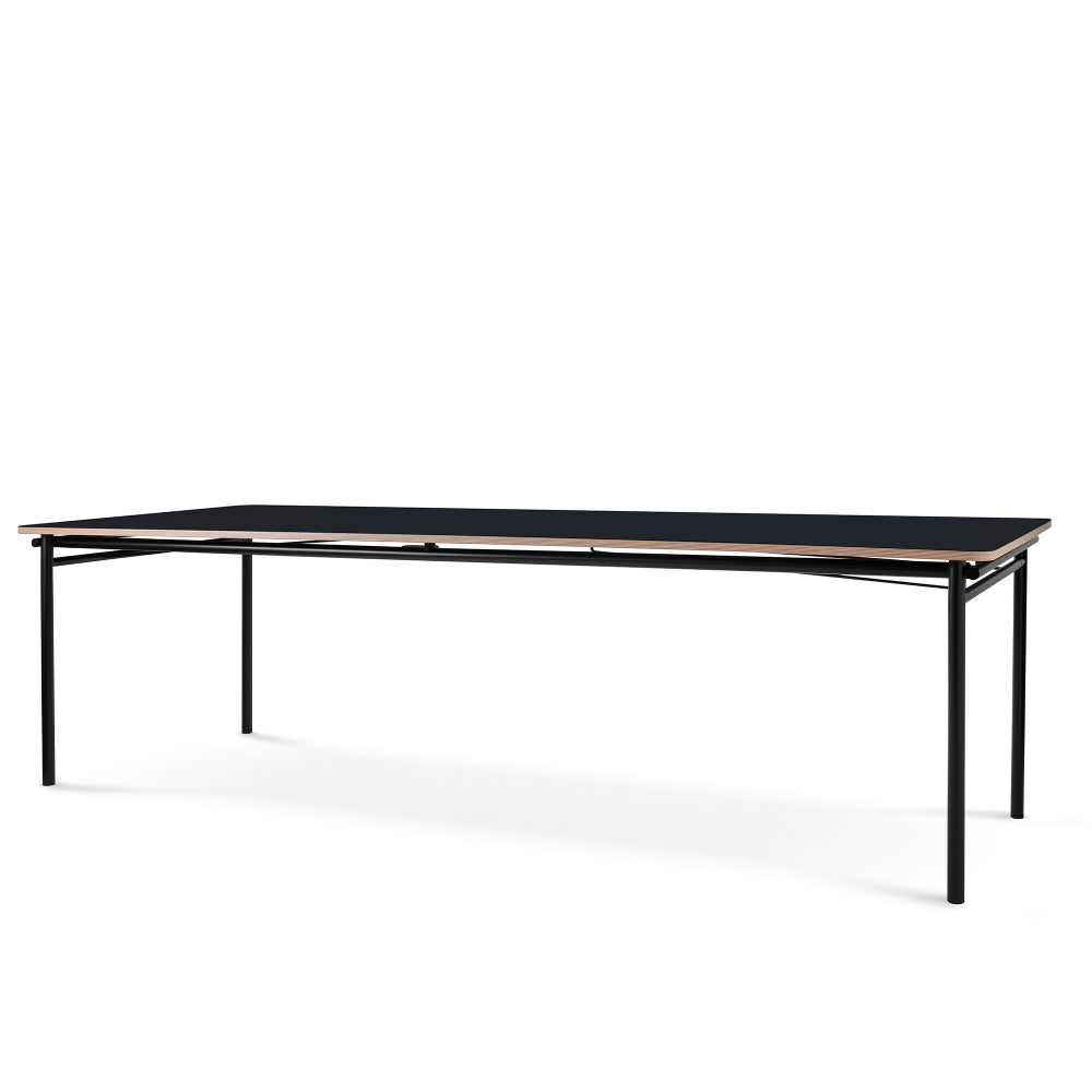 Ausziehbarer Tisch TAFFEL schwarz