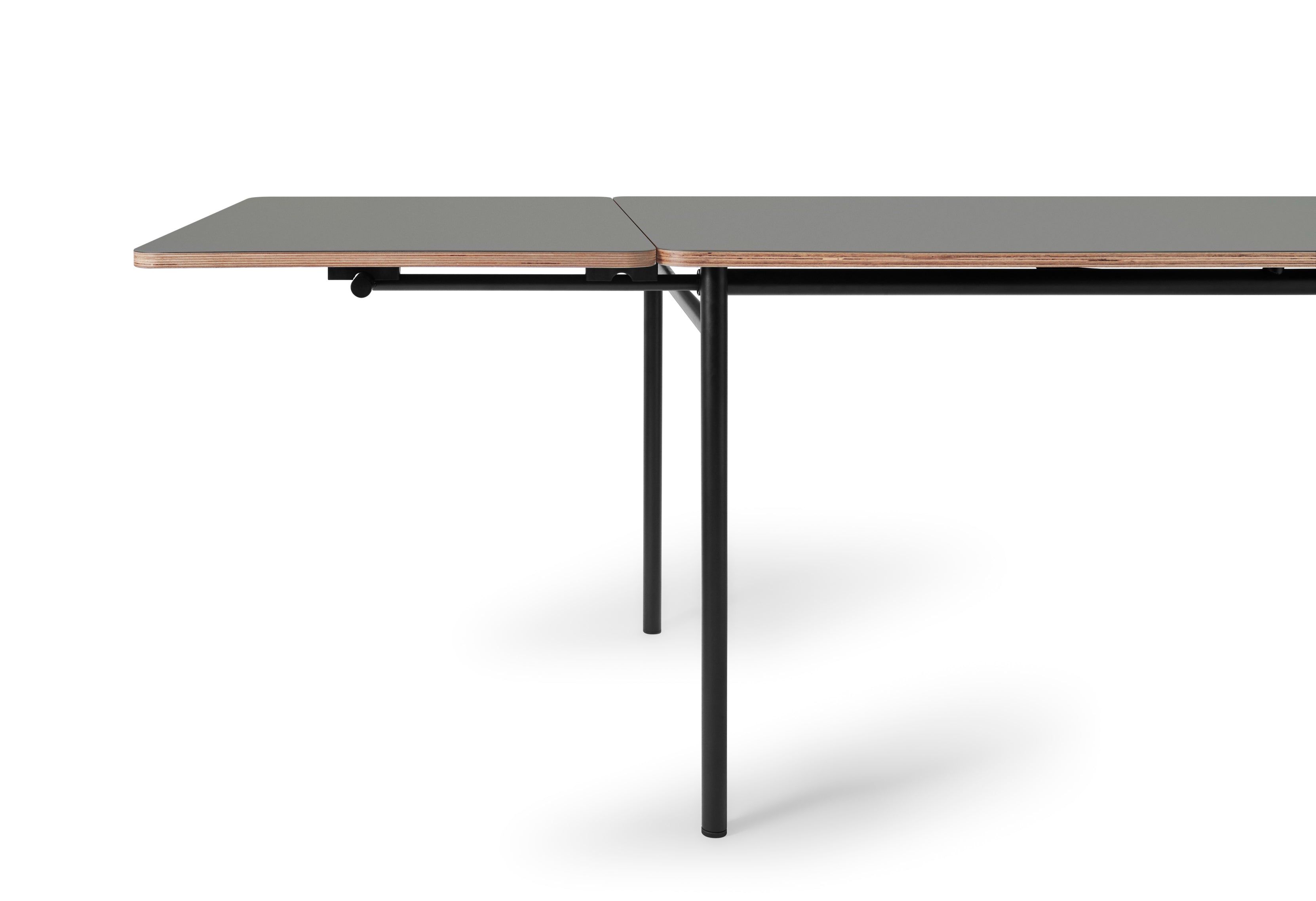 Ausziehbarer Tisch TAFFEL grau