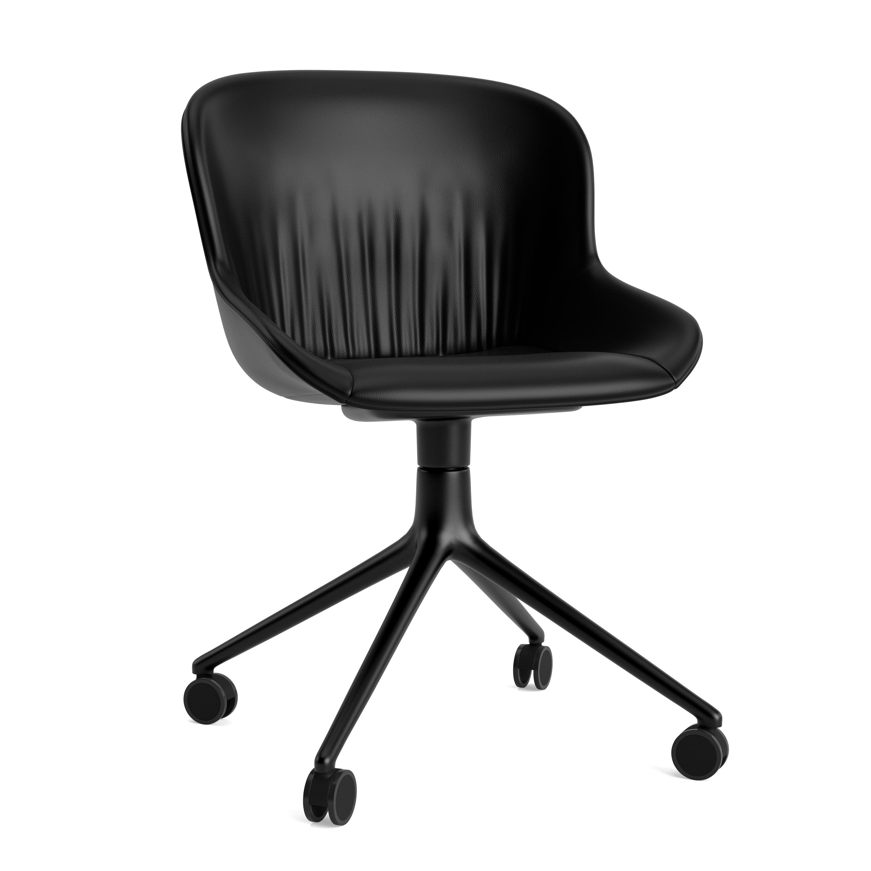 Hyg Comfort 4W gepolsterter Bürostuhl mit einer schwarzen Basis