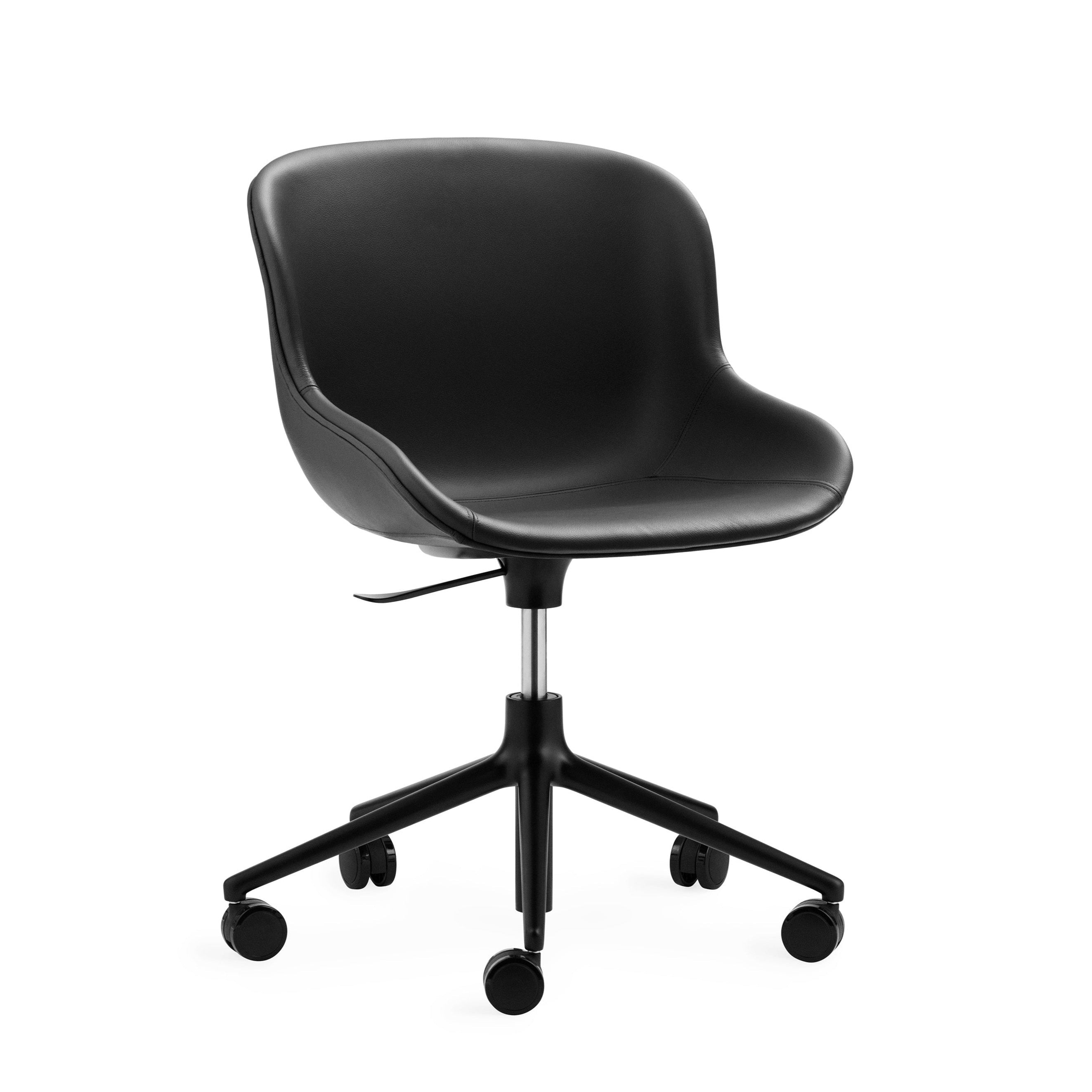 Hyg 5W gepolsterter Bürostuhl mit einer schwarzen Basis