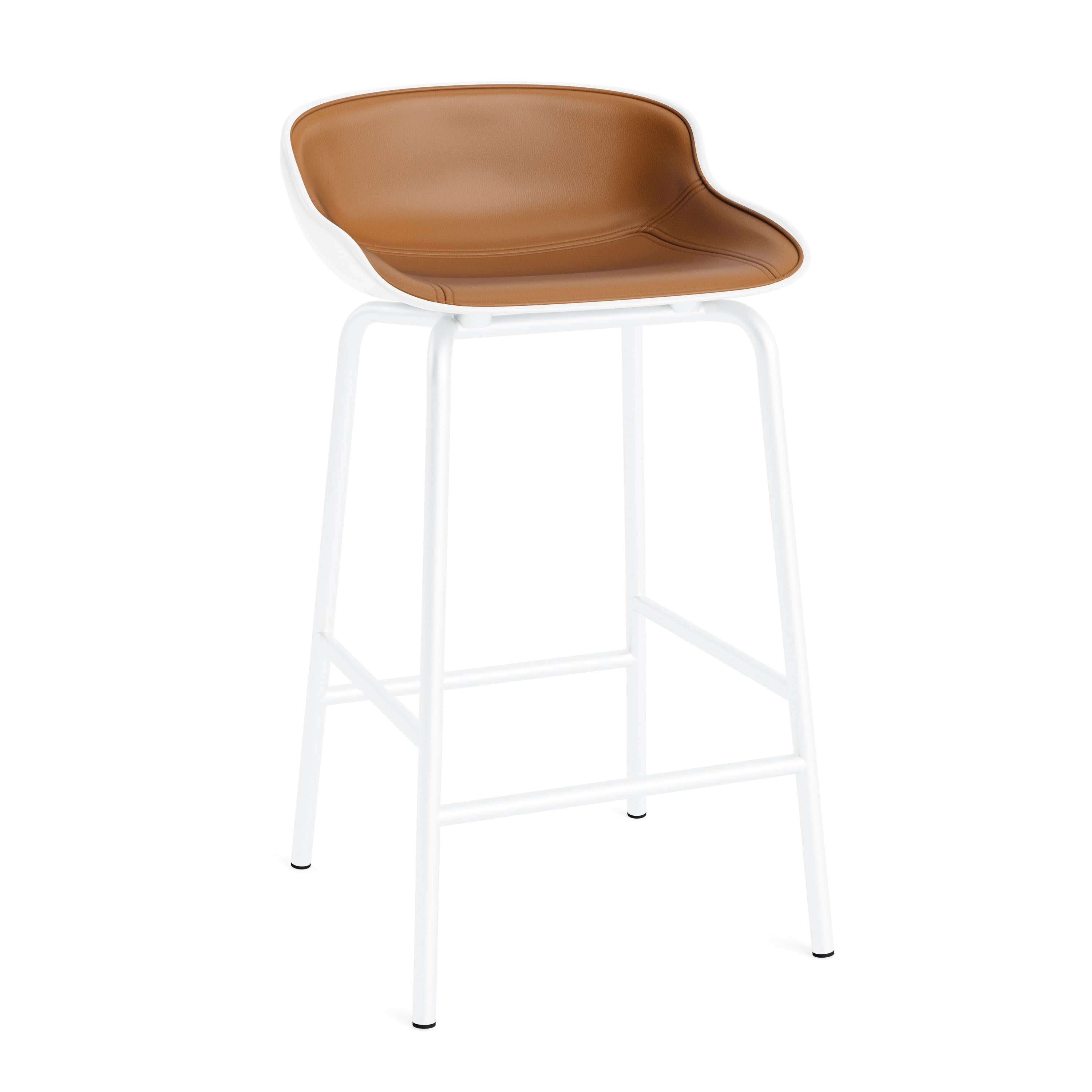 Upholstered high chair Hyg White