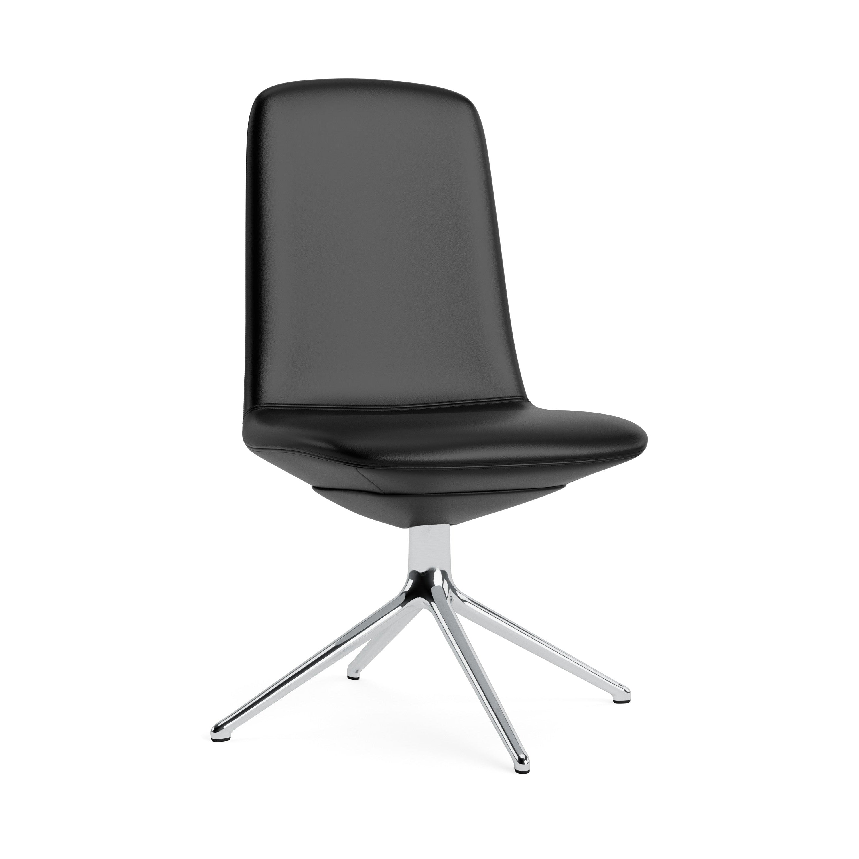 Off Low 4L Polster Office Chair mit einer Aluminiumbasis