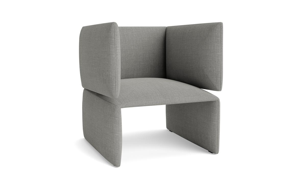 Upholstered fold armchair