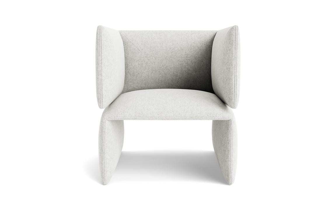 Upholstered fold armchair