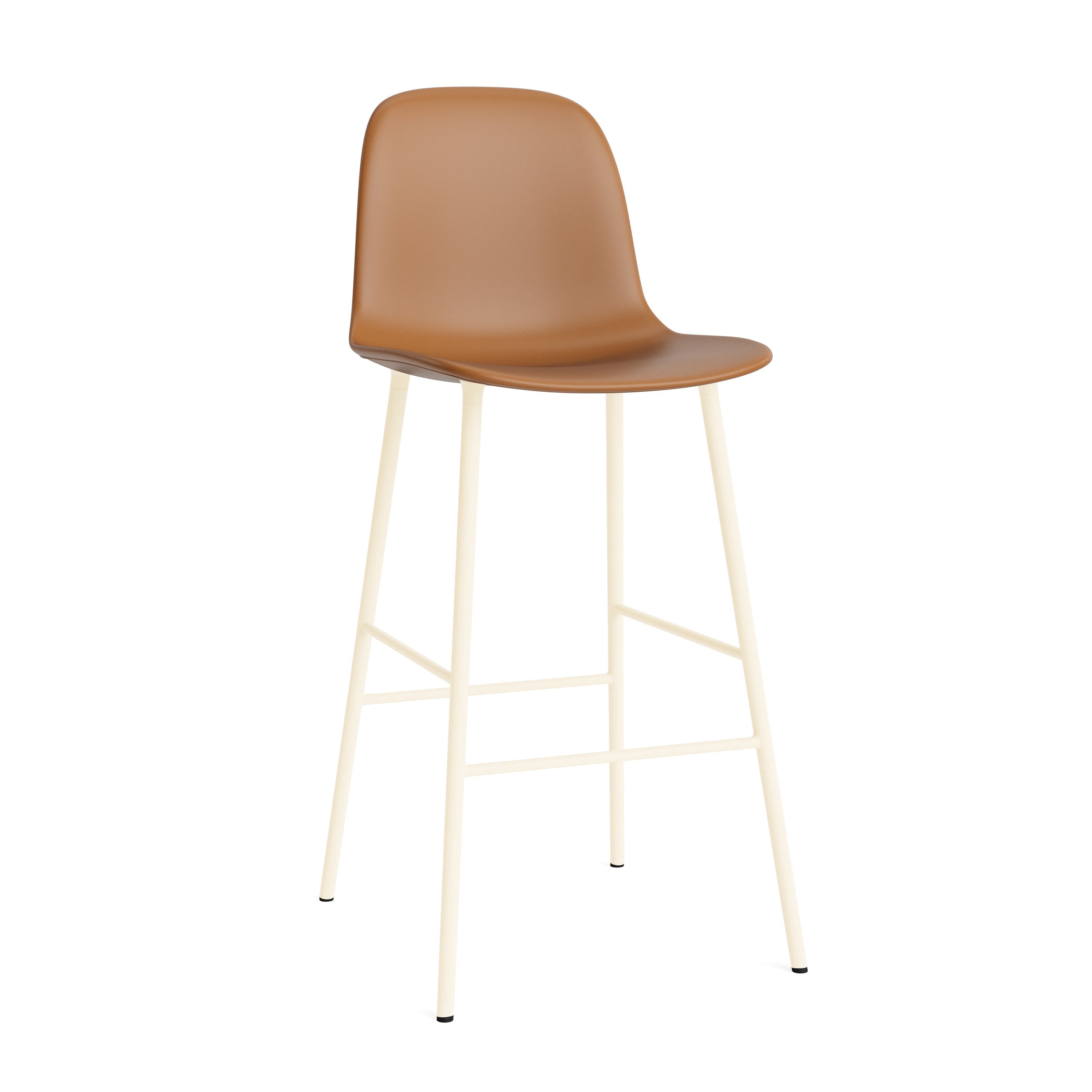 Bar chair upholstered forms with a cream base