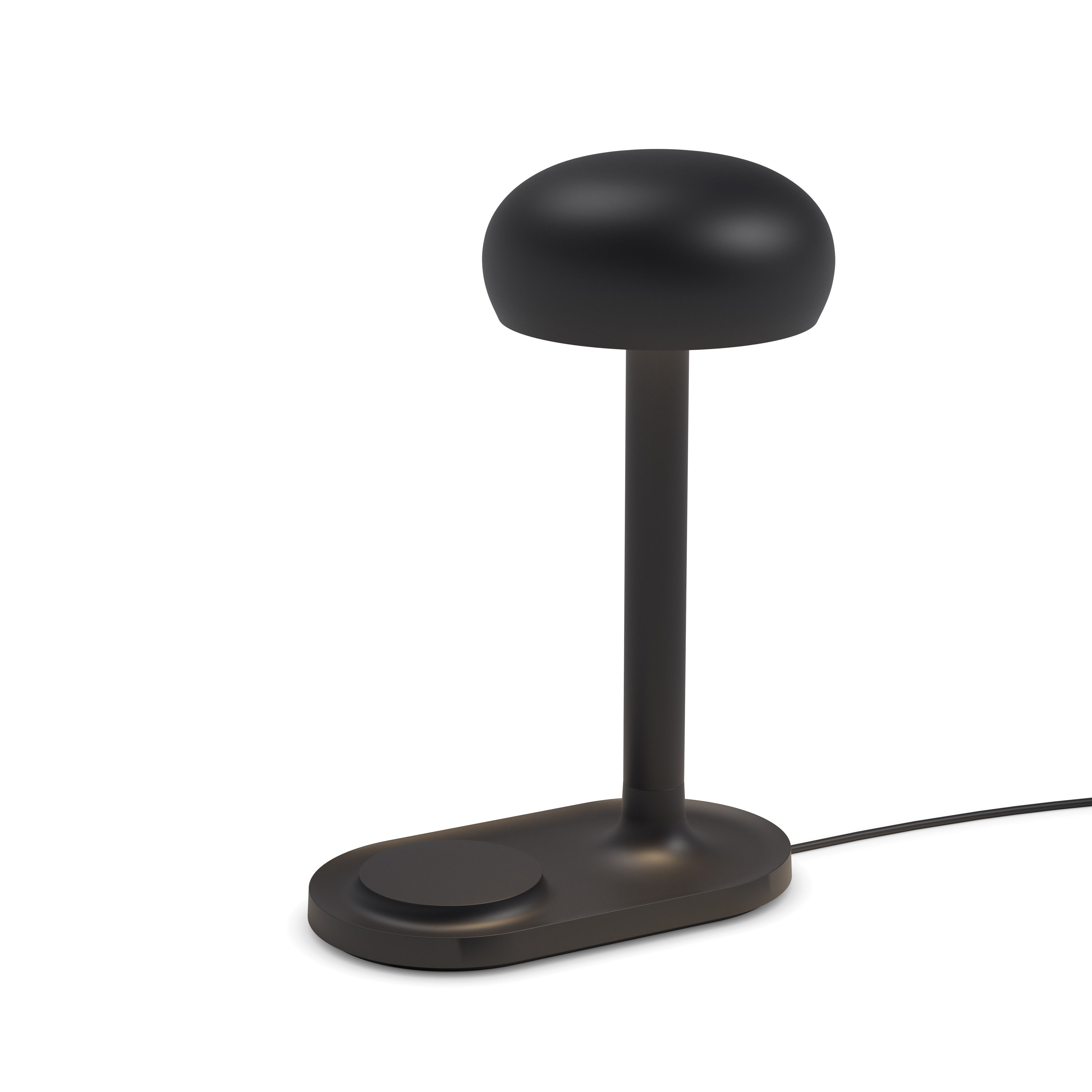 Tischlampe mit kabellosem Ladegerät EMENDO schwarz
