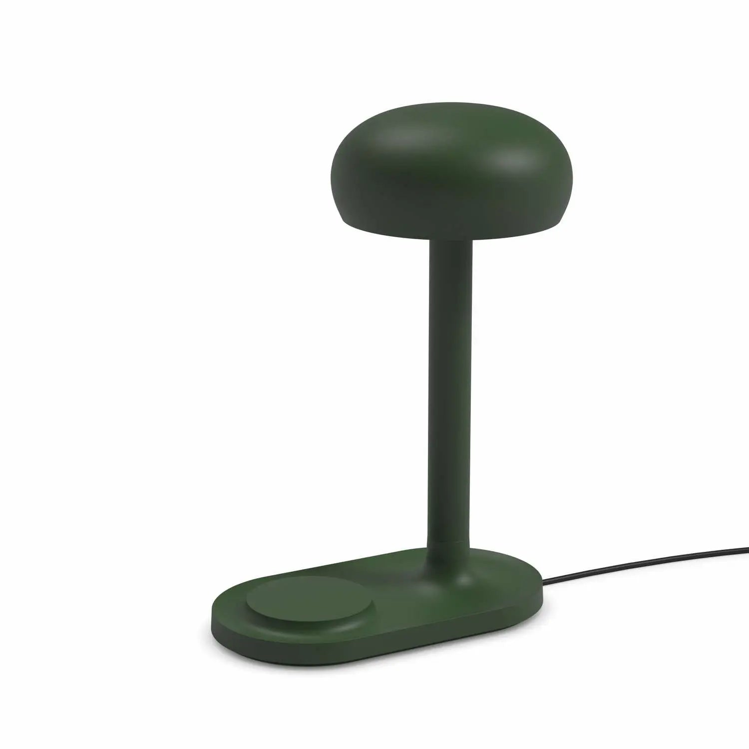 Tischlampe mit kabellosem Ladegerät EMENDO grün