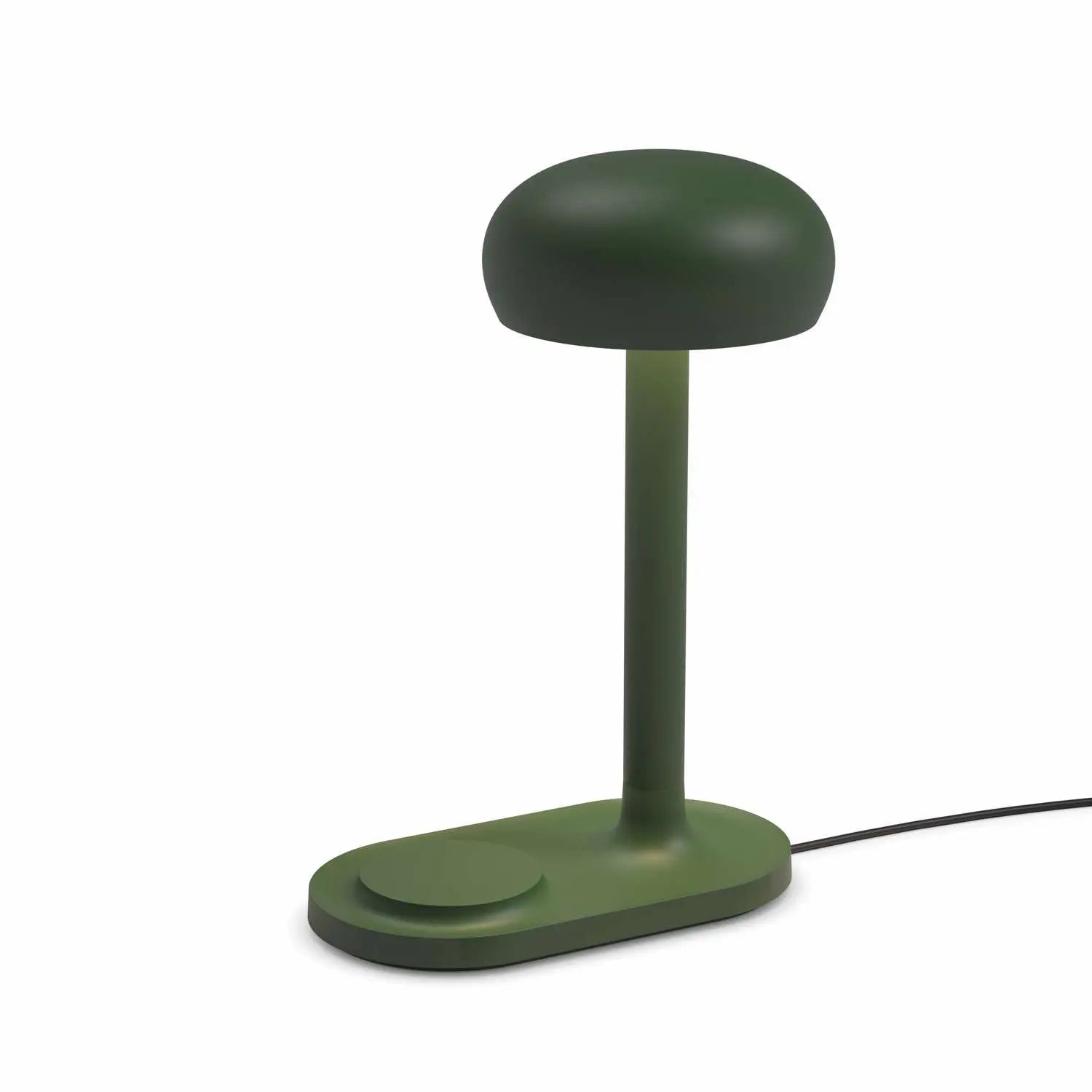 Tischlampe mit kabellosem Ladegerät EMENDO grün