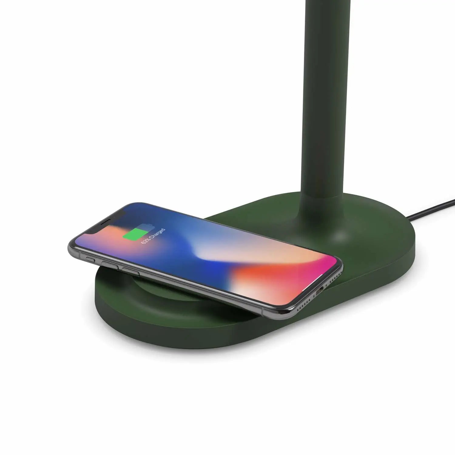 Tischlampe mit kabellosem Ladegerät EMENDO grün
