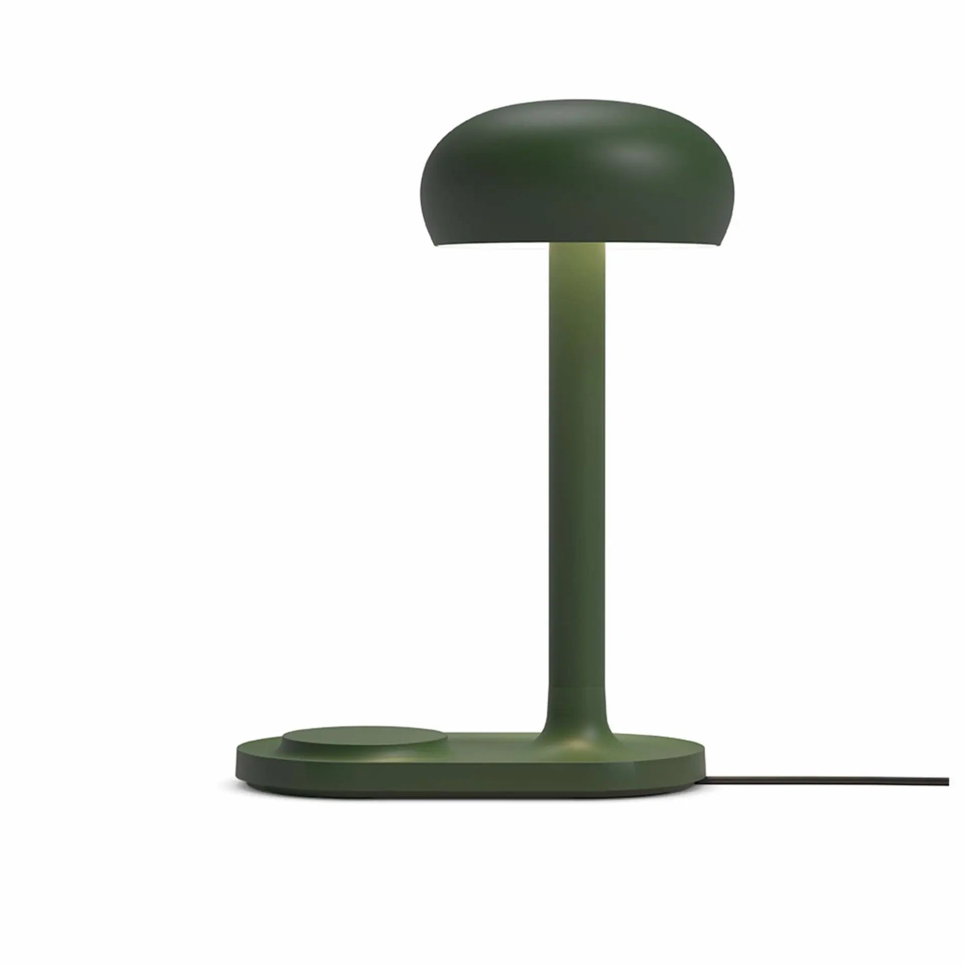 Tischlampe mit kabellosem Ladegerät EMENDO grün