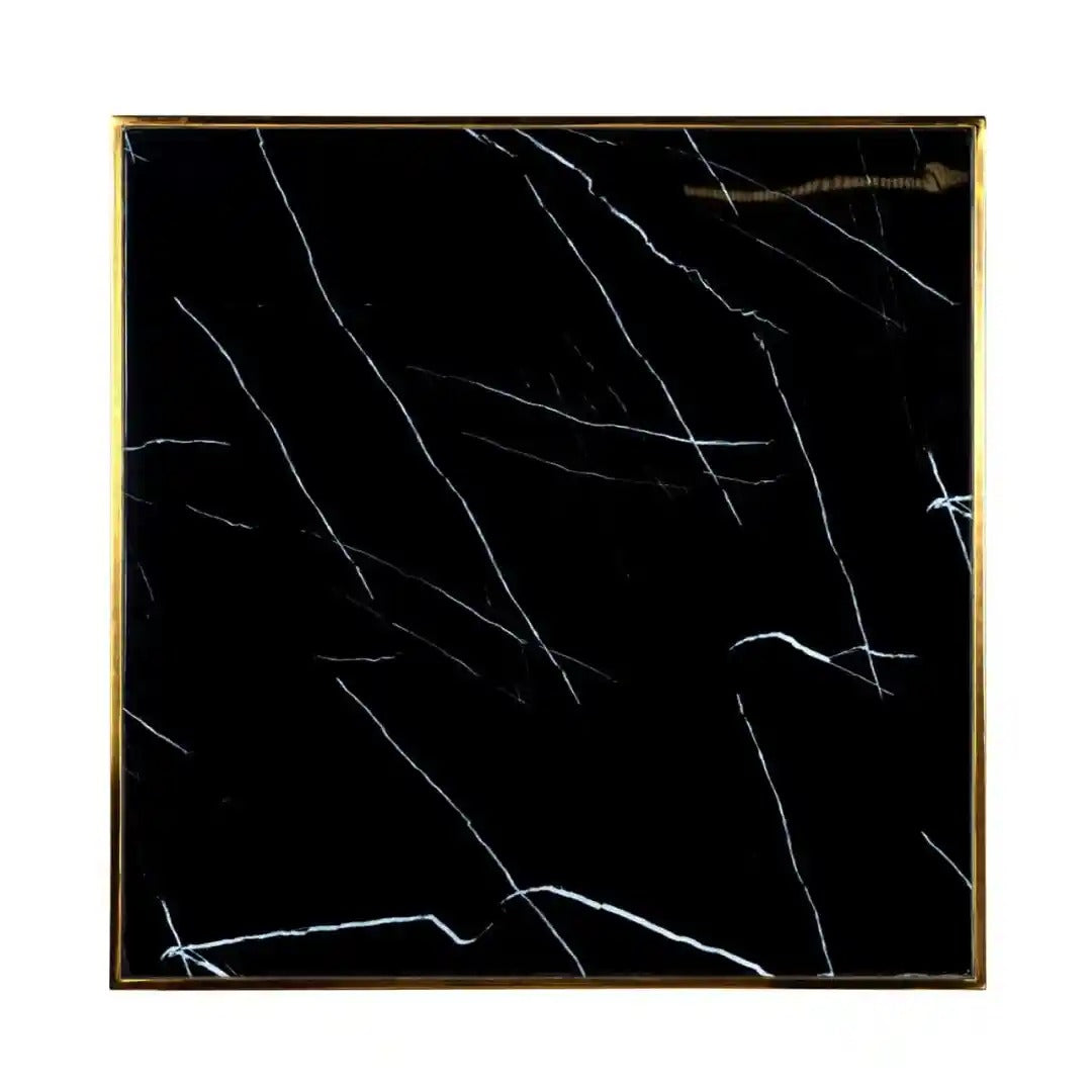 Barhocker CAN ROCA schwarz mit Gold
