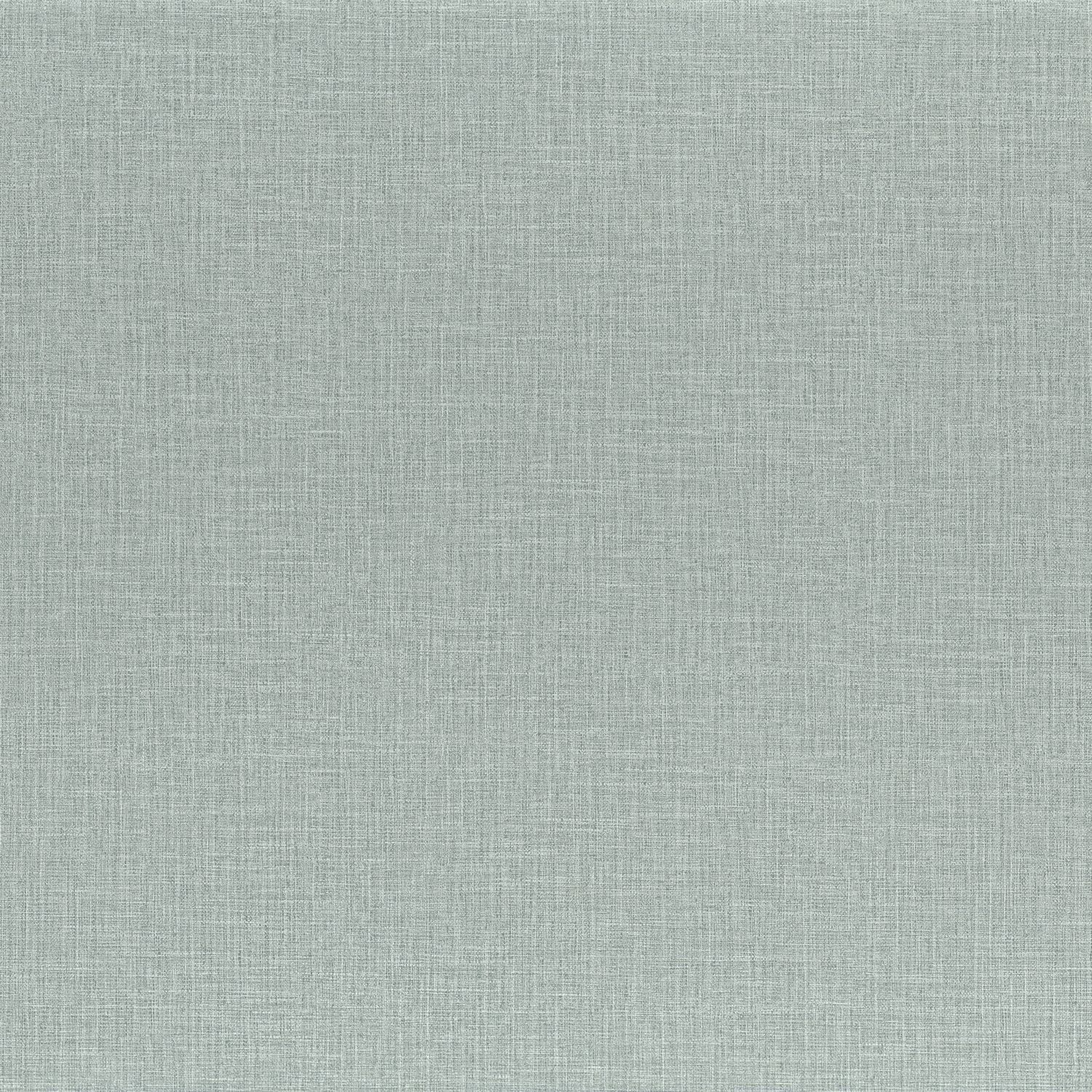 Structural wallpaper mimicking woven canvas FILIN - VERT D'EAU light green