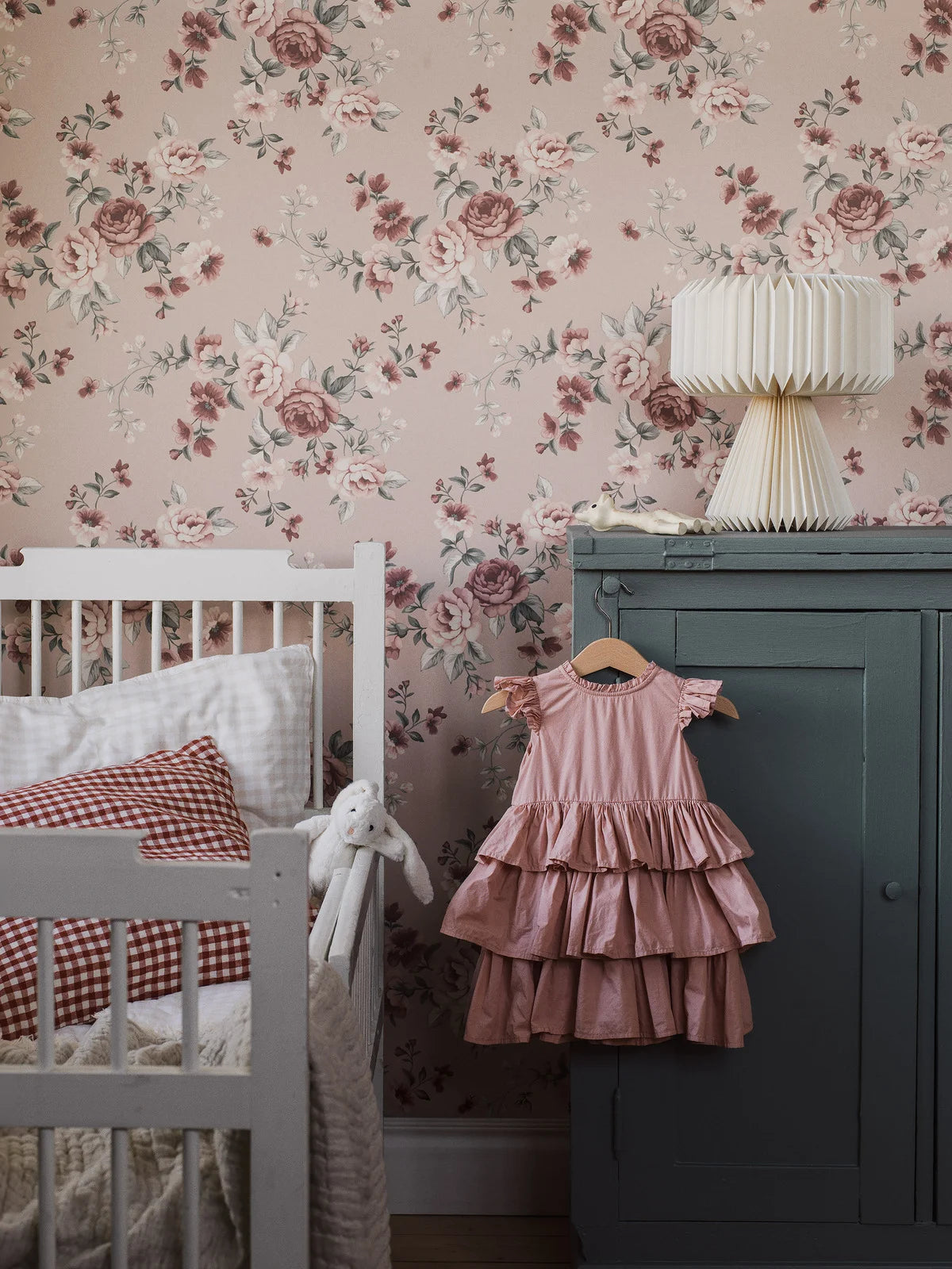 Tapete mit floralem Motiv Blumen NOMI rosa