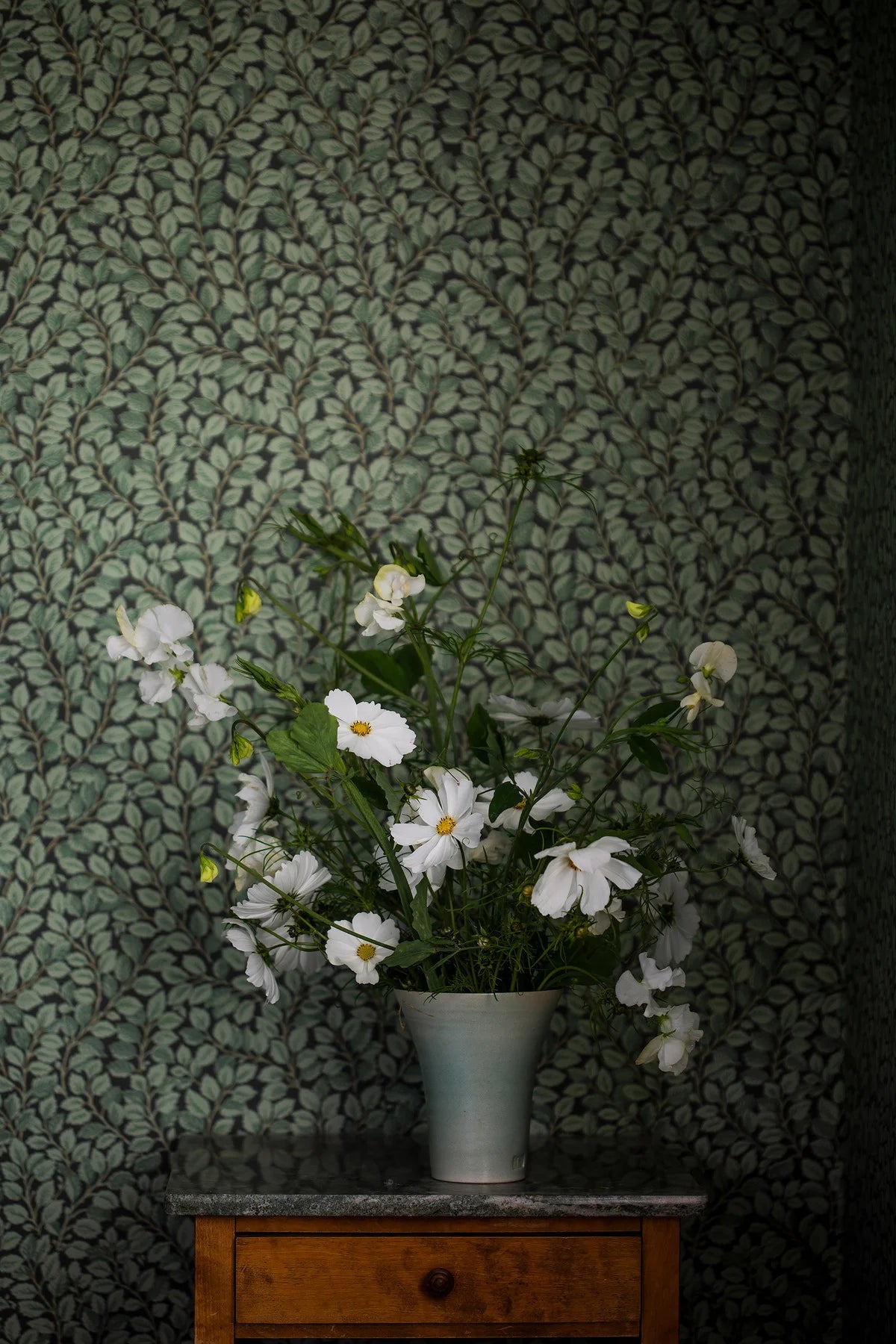 Tapete mit Pflanzenmotiv HAZEL grün