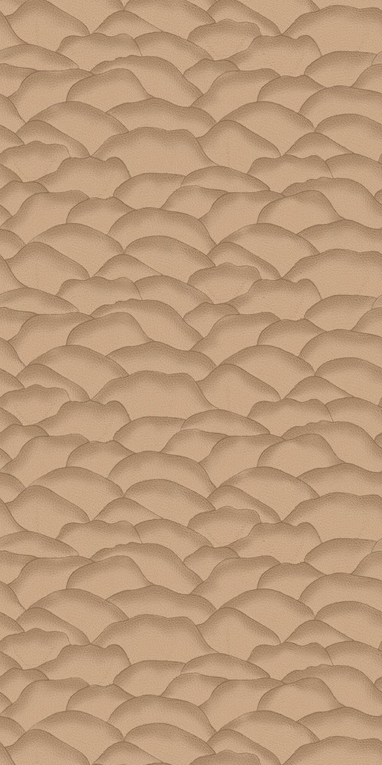 ONDULA structural wallpaper light brown