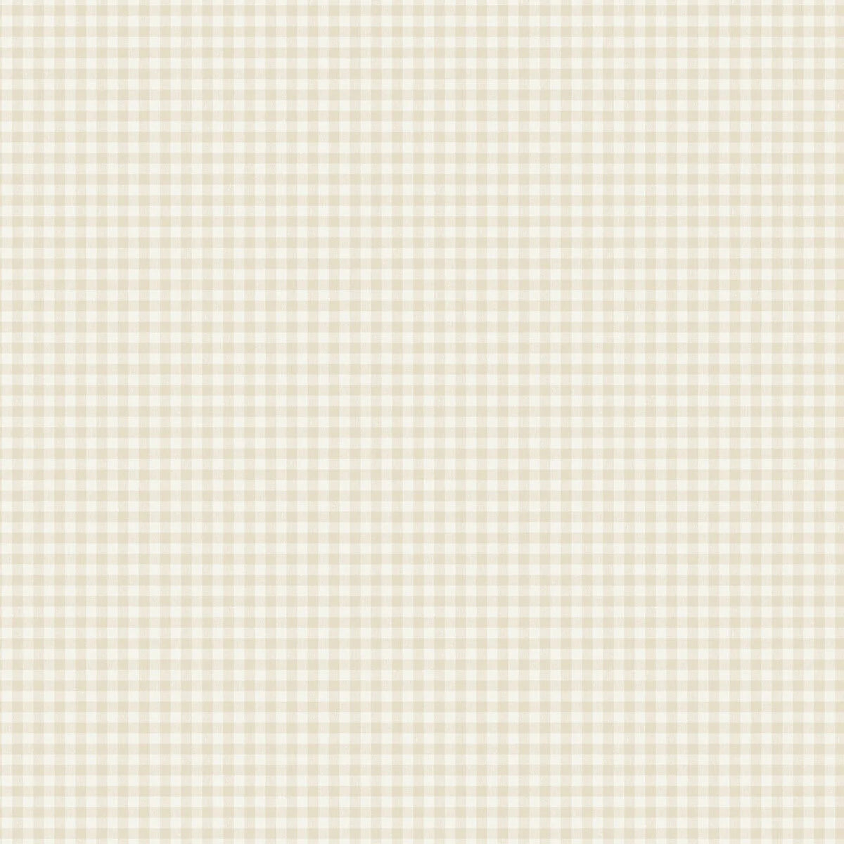 Structural wallpaper imitating linen in a checkered pattern PICNIC CHECK beige