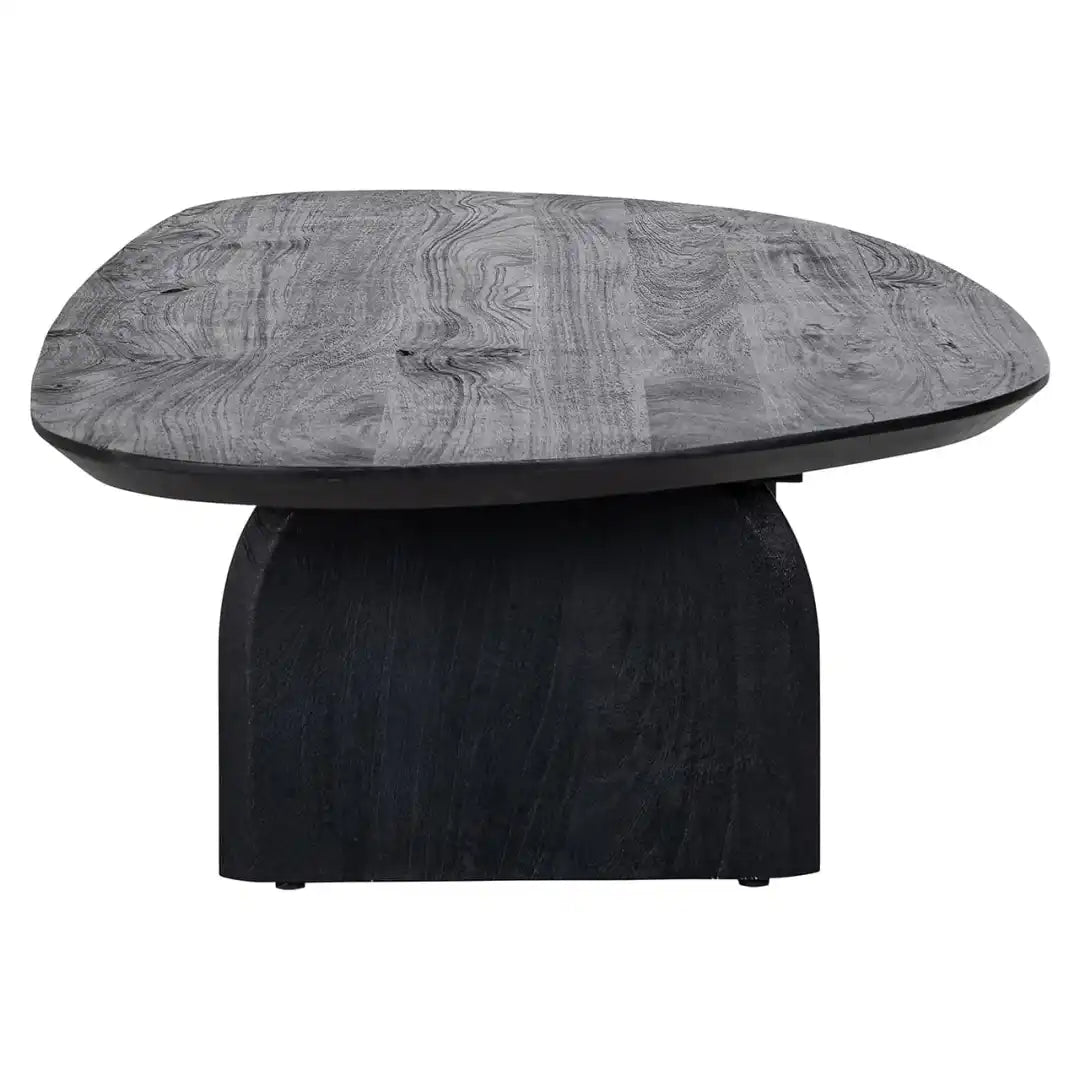 Couchtisch HUDSON schwarzes Mangoholz