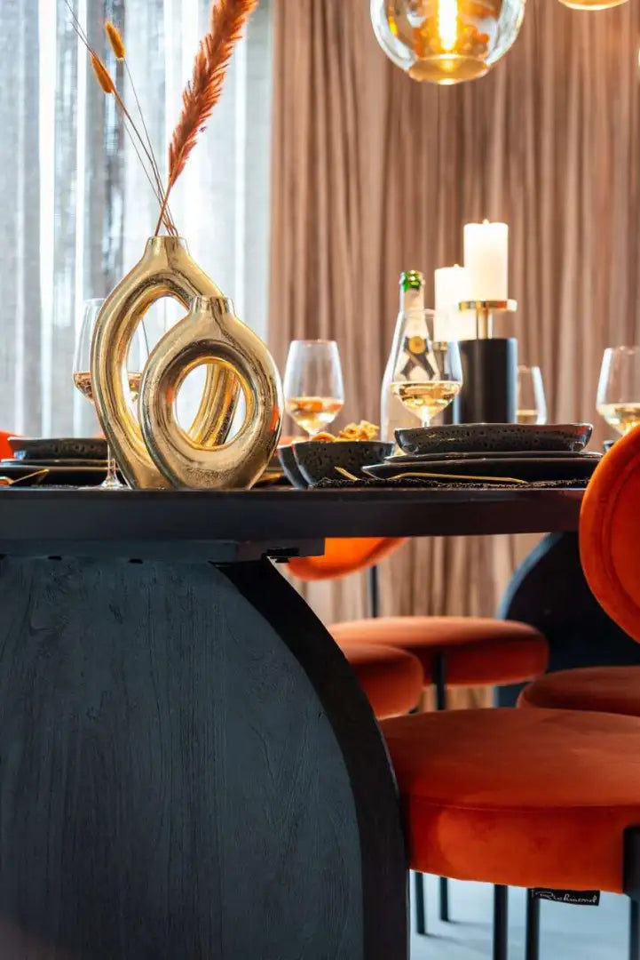 Tisch HUDSON schwarzes Mangoholz