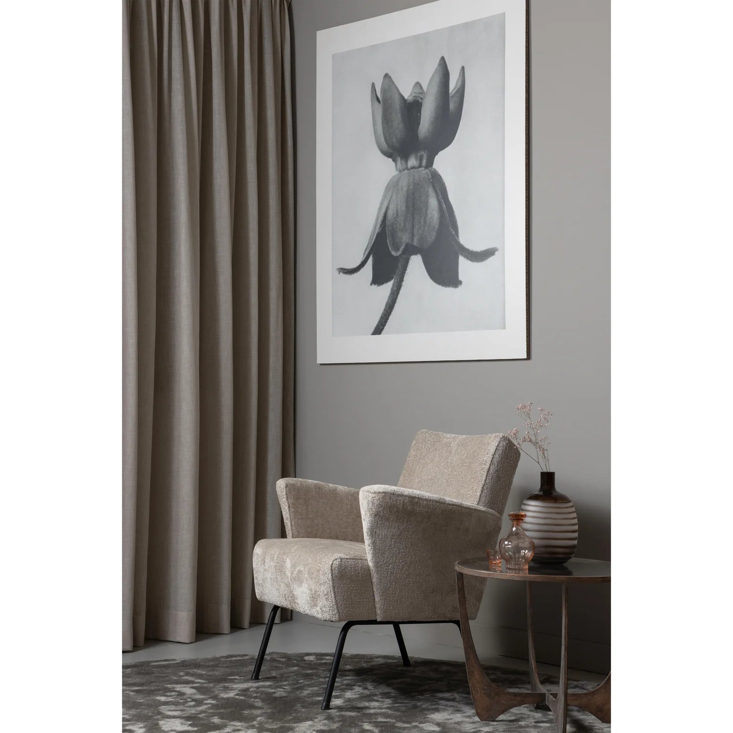 Muse Taupe Sessel