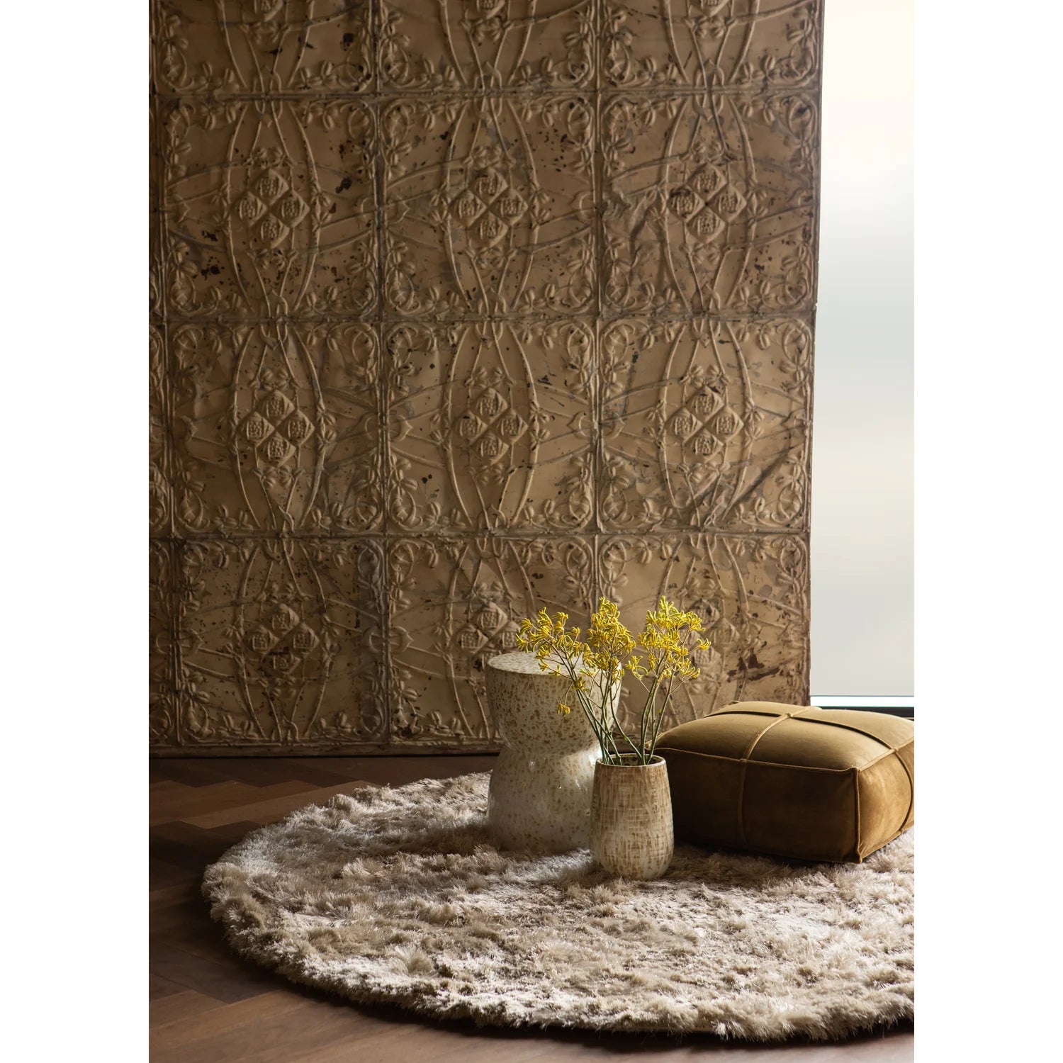 Praline beige Teppich