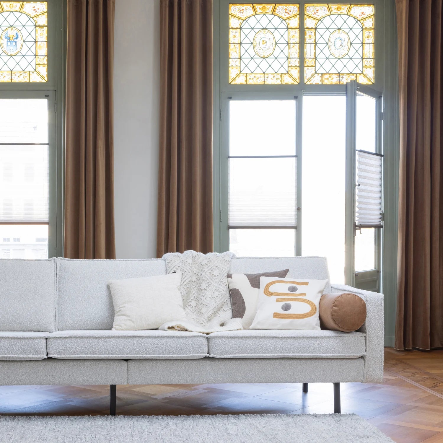 Cognac pillow