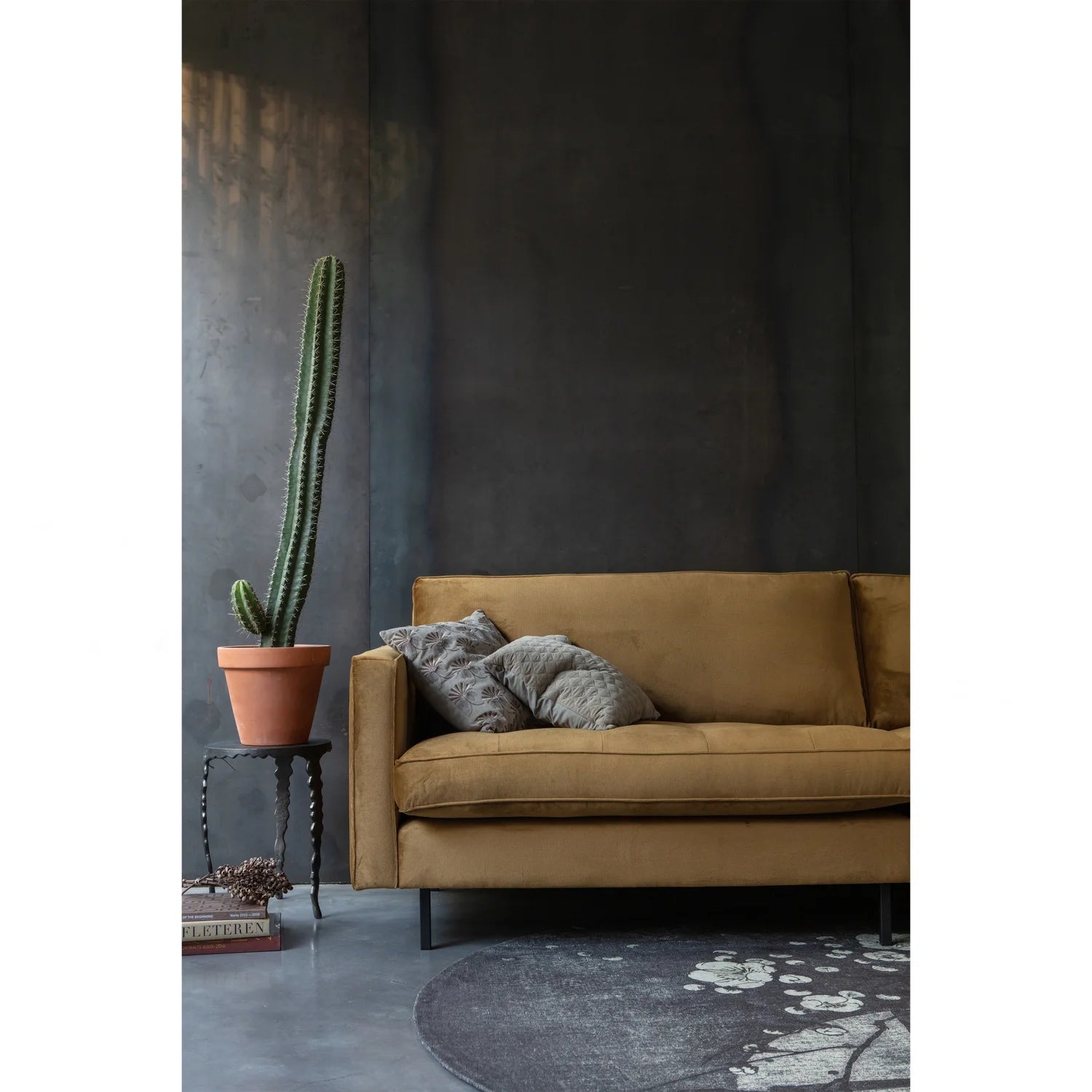 Anthracit Rodeo Classic 3. Samtsofa