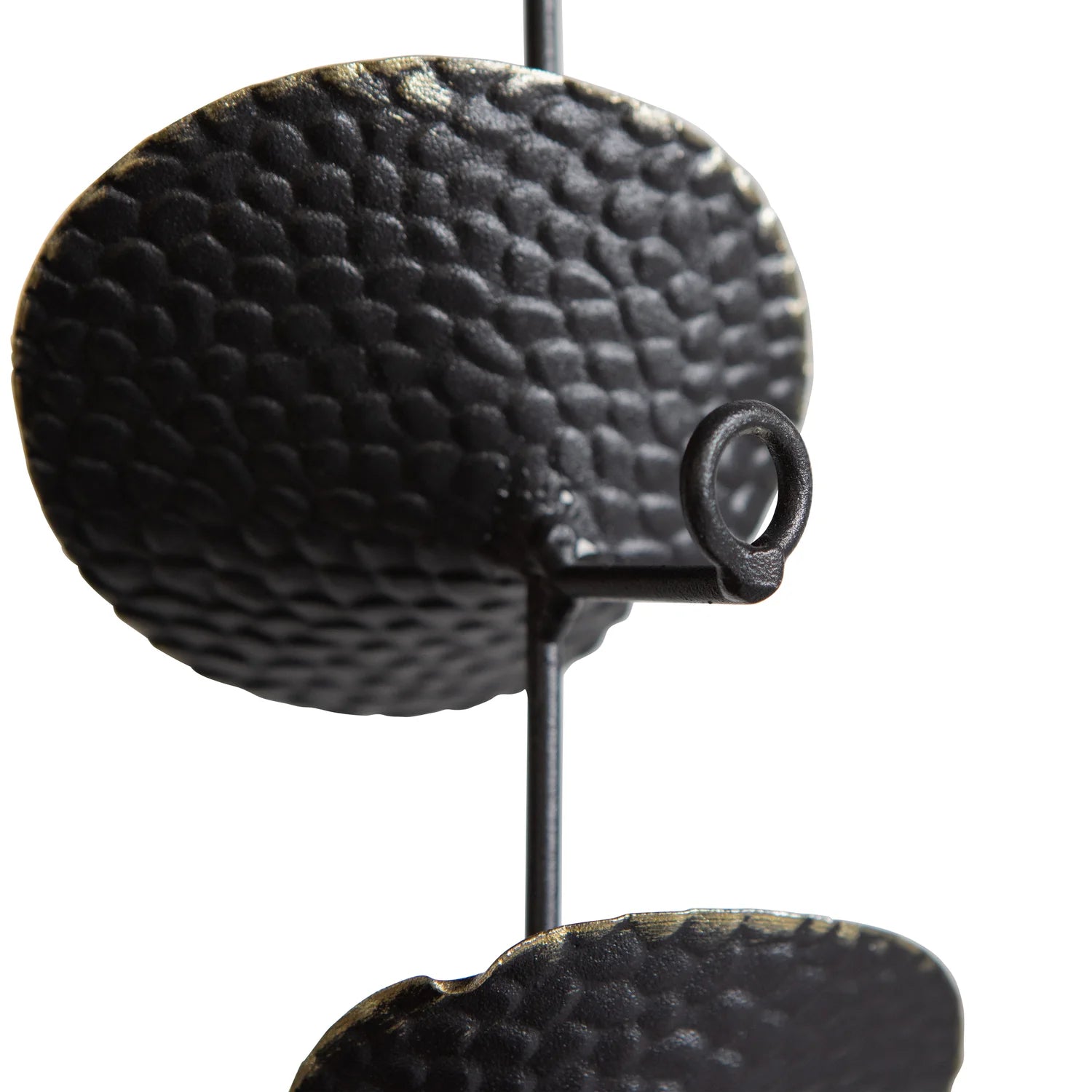 Wanddekoration EUCALYPTUS schwarzes Metall