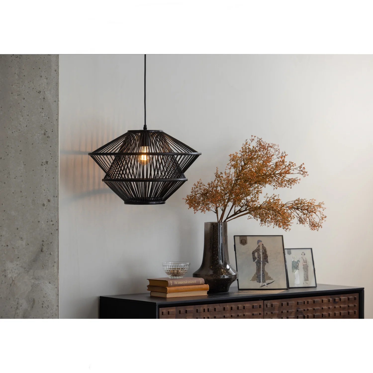 Bambus Bambo Bambus Hanging Lampe