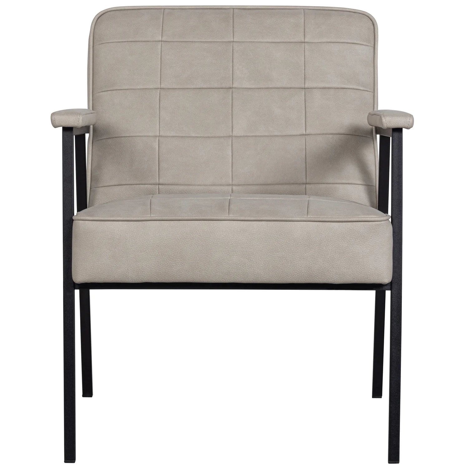 Chair patchwork gray -leather eco -leather