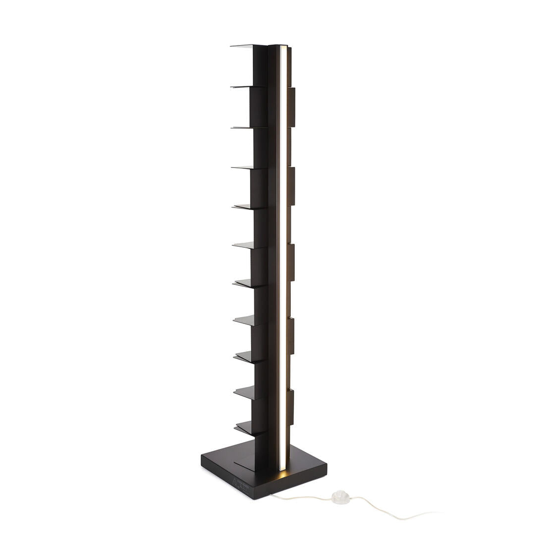 Beleuchteter Regal PTOLOMEO LUCE schwarz